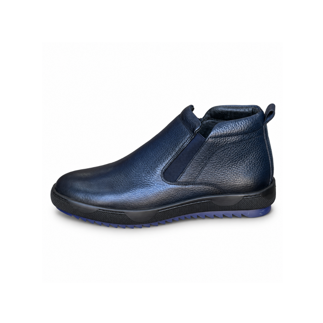 Bottine En Cuir 243 BLEU