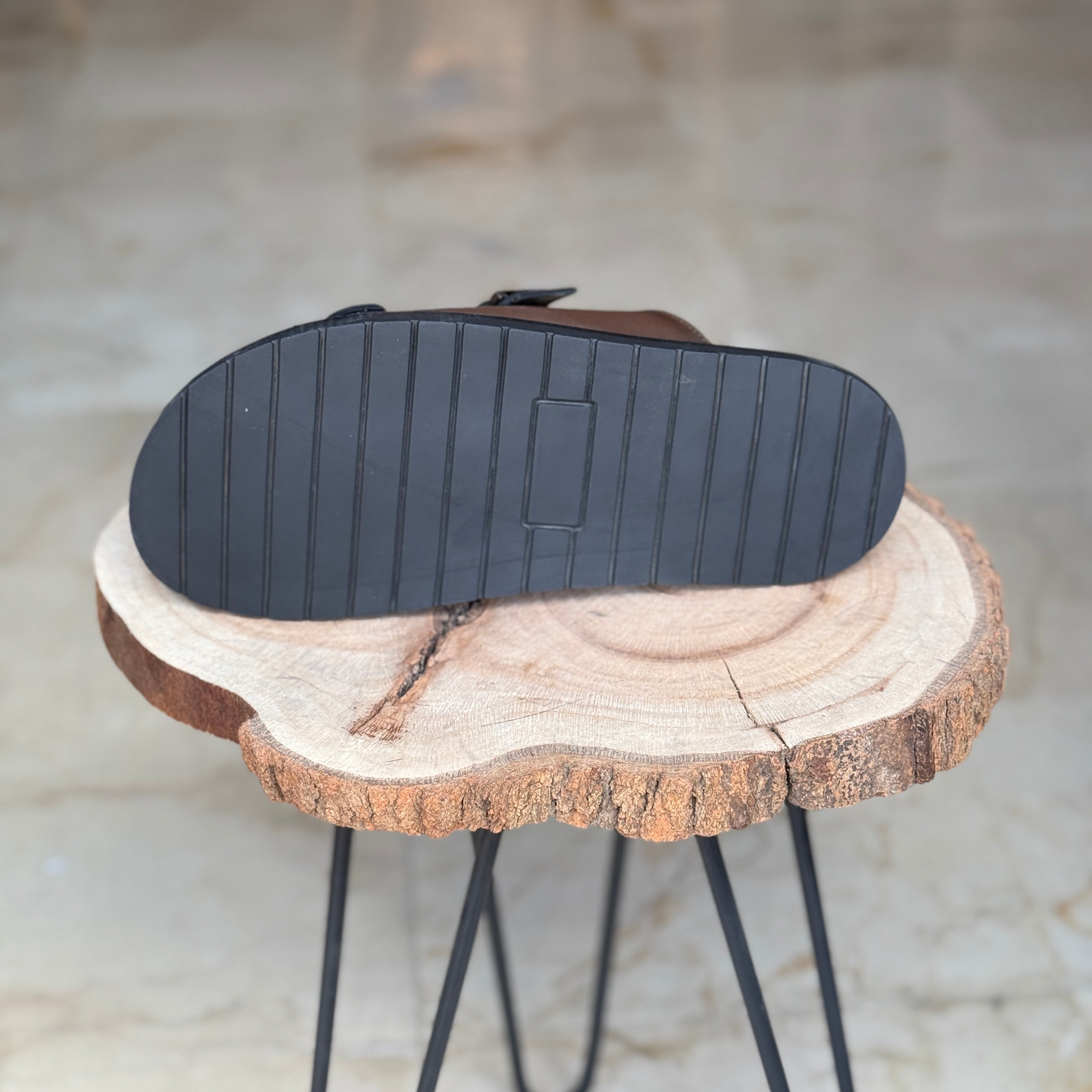 SANDALE EN CUIR CASTELO 204 MARRON8