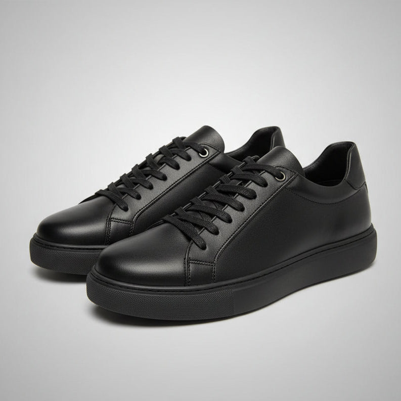 basket en cuir moudel rm528 noir - Shopilo Shoes