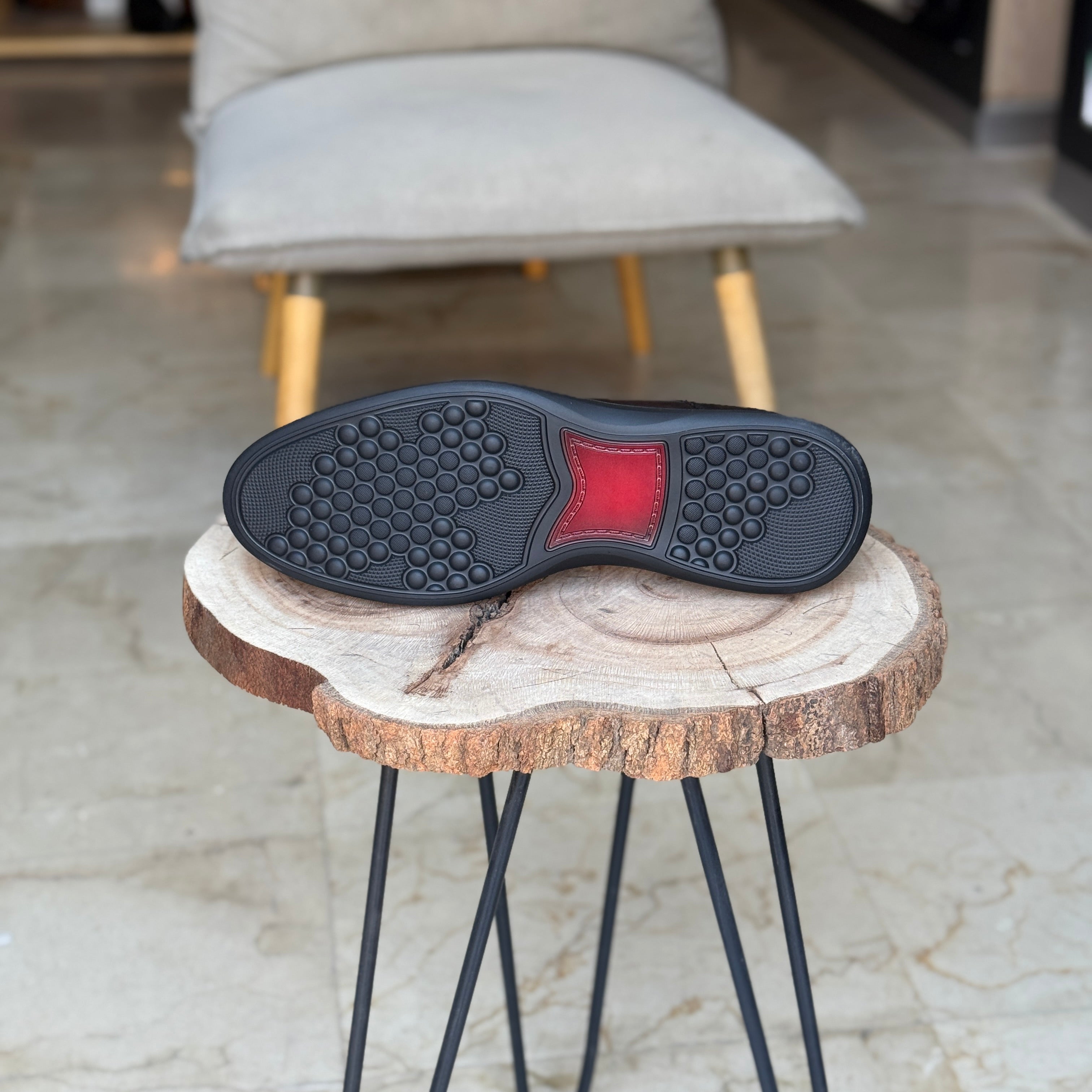 CHAUSSURES EN CUIR VÈRITABLES ELLEGANO 342 MARRON