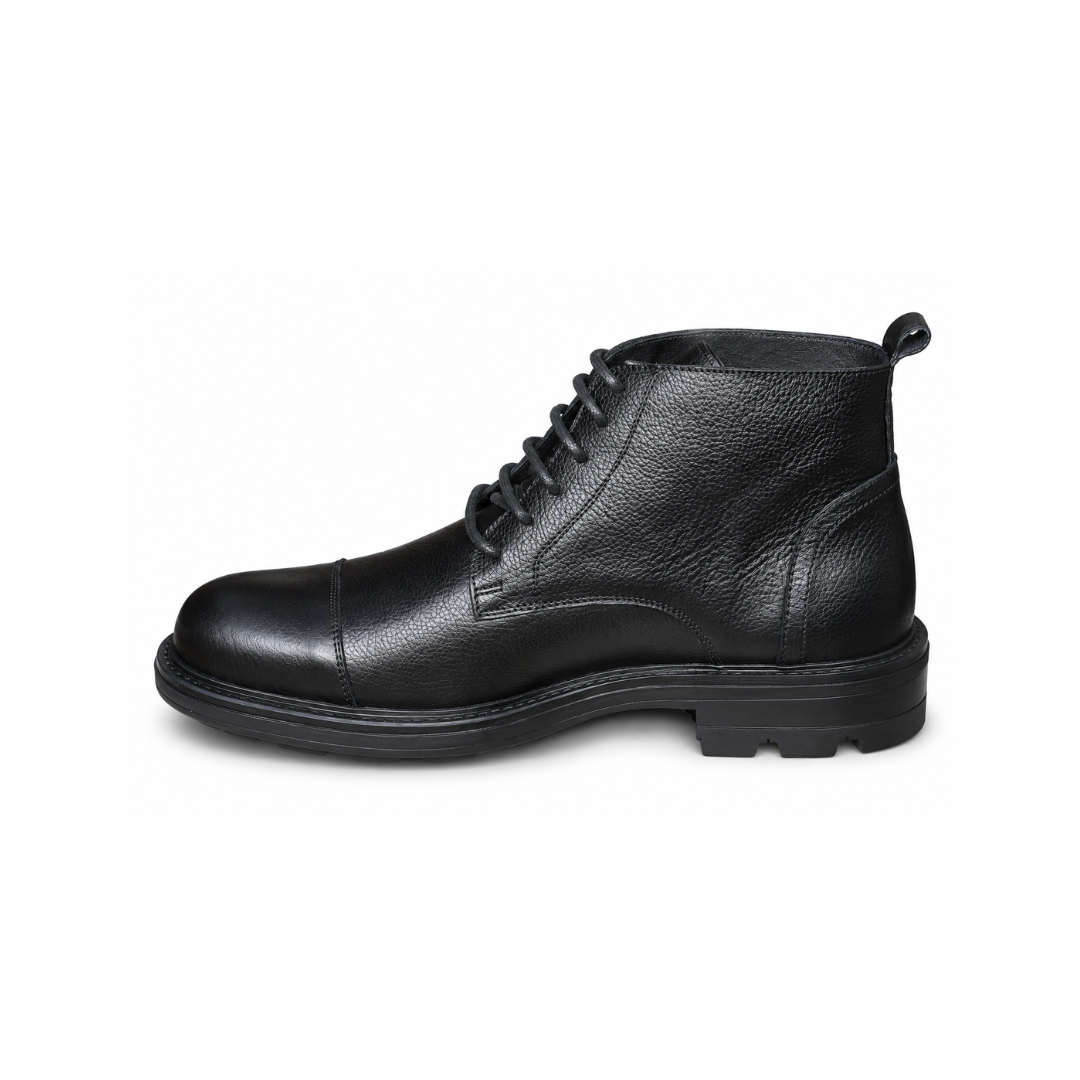 Bottine En Cuir ADRIANO 852 NOIR