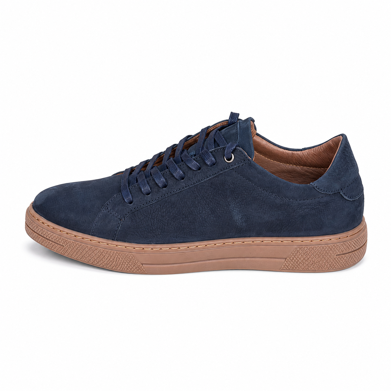 Baskets en Cuir standard 758 bleu