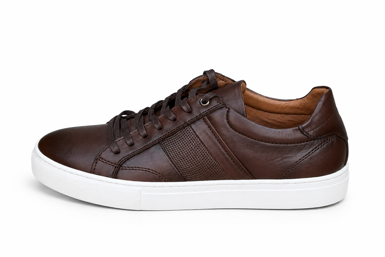 Baskets en Cuir standard 718 Taba & B