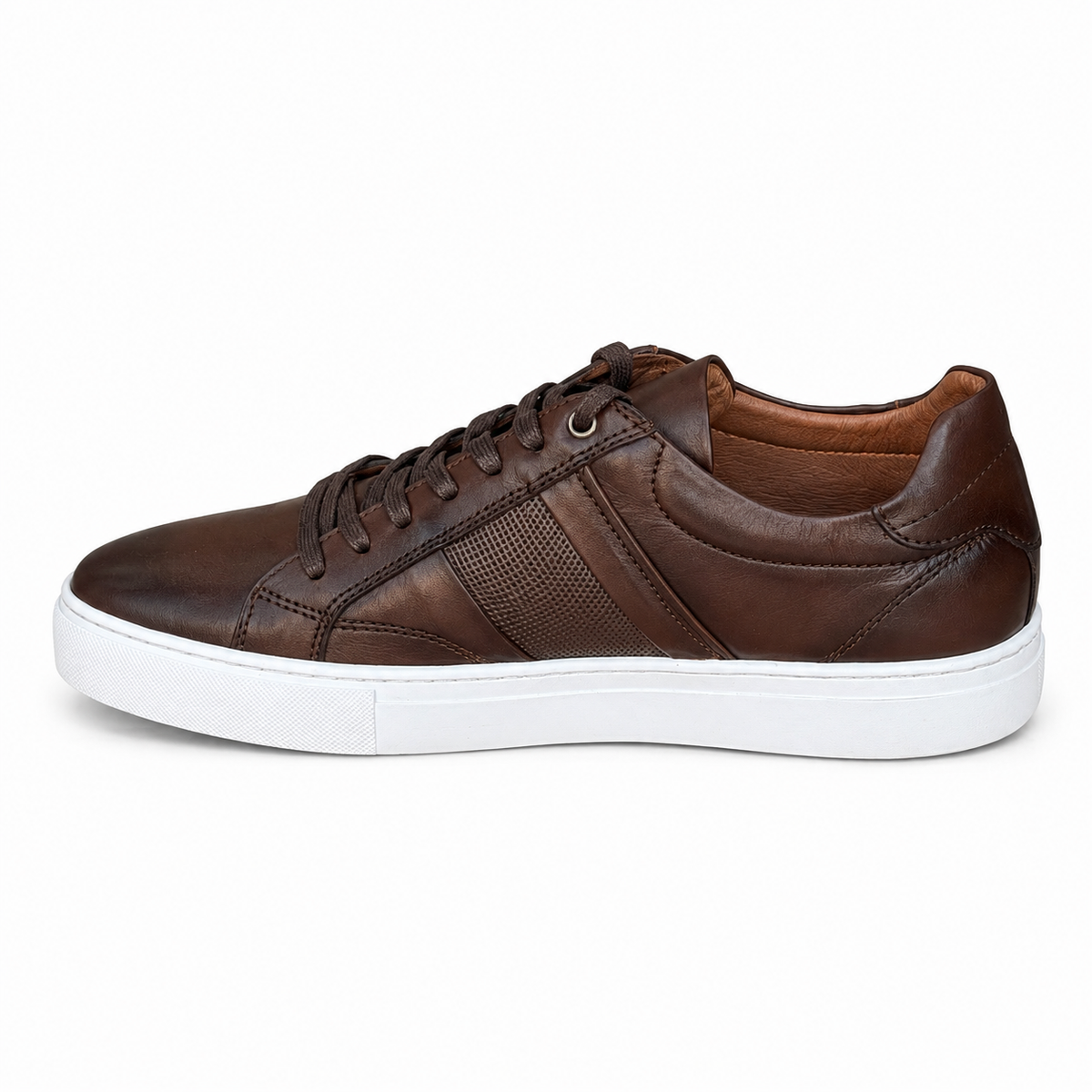Baskets en Cuir standard 718 Taba & B