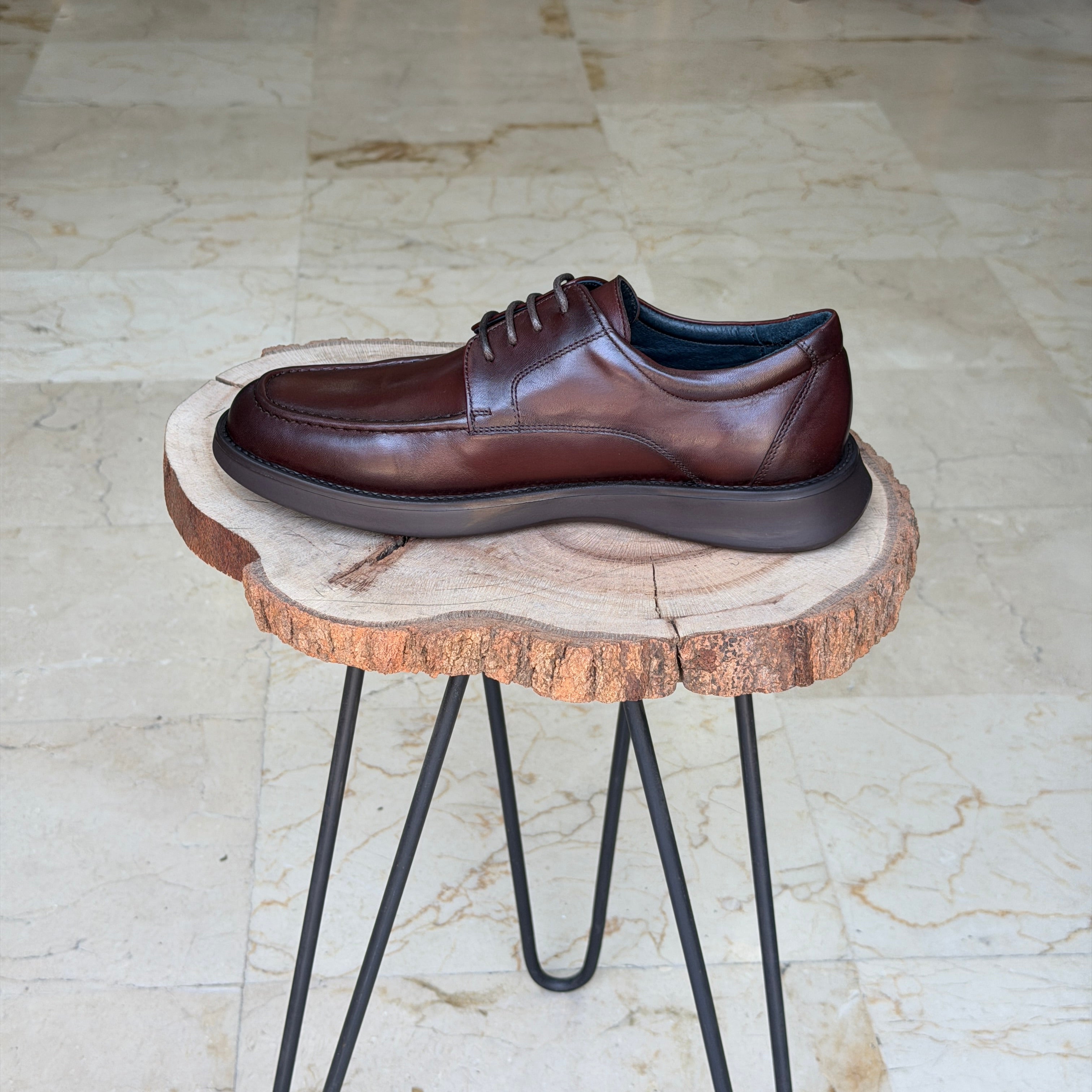 CHAUSSURES EN CUIR ELLEGANO 478 TABA