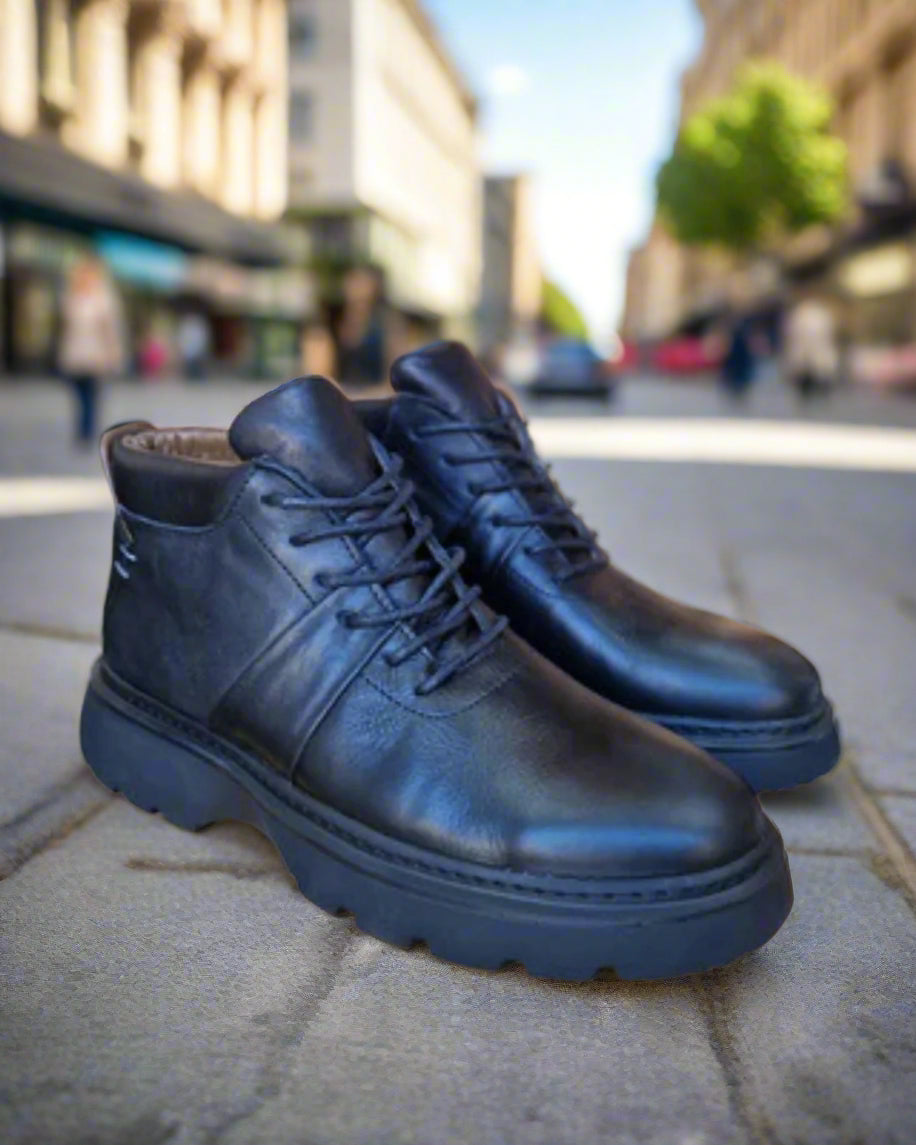 Bottine En Cuir 788 Noir