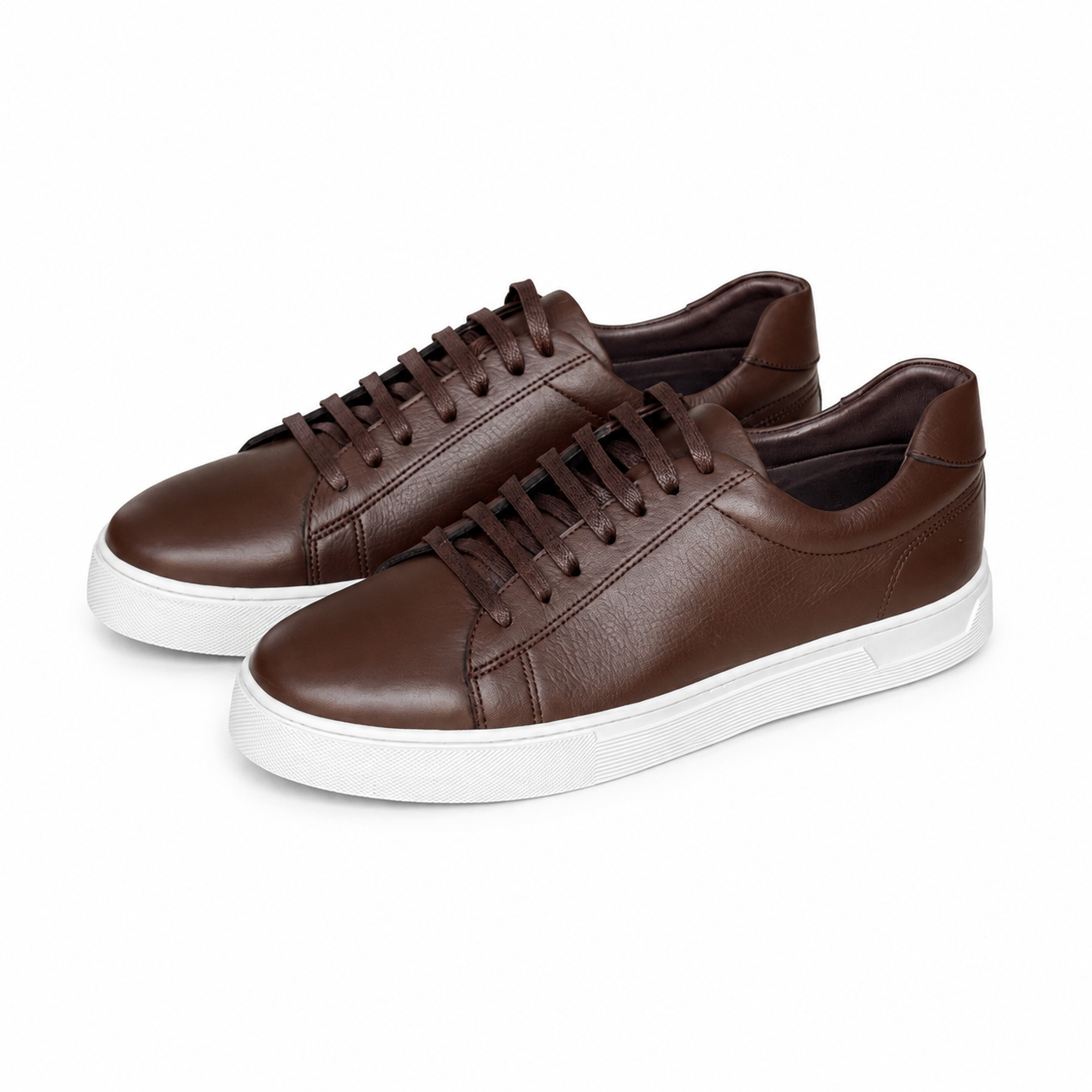 Baskets en Cuir standard 800 marron