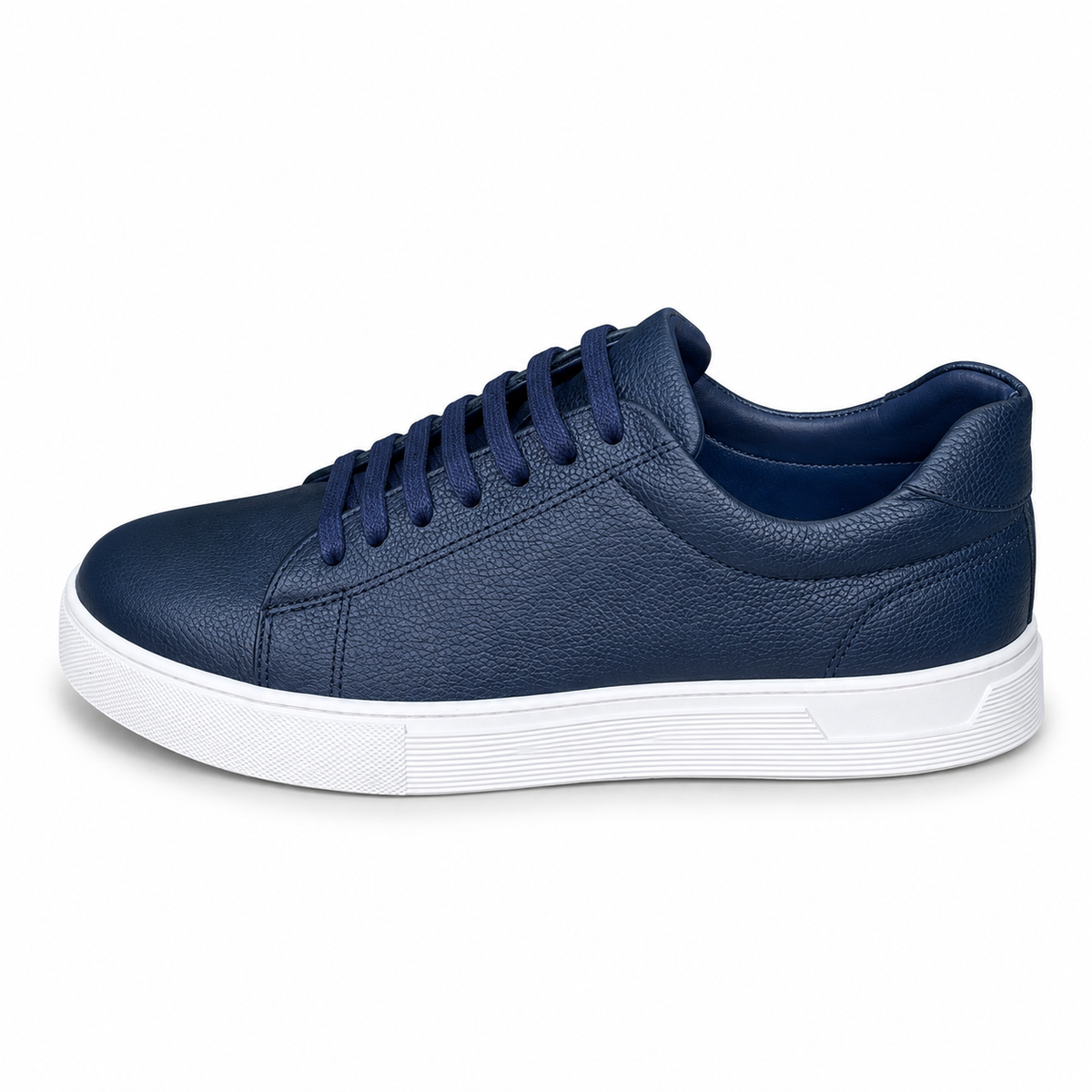 Baskets en Cuir standard 800 bleu