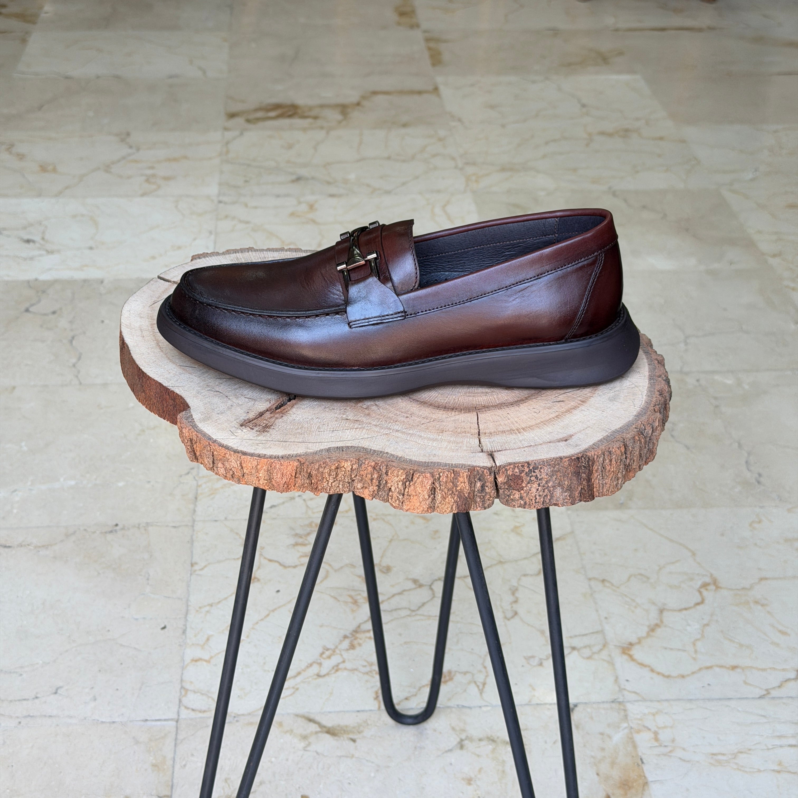 CHAUSSURES EN CUIR ELLEGANO 444 TABA