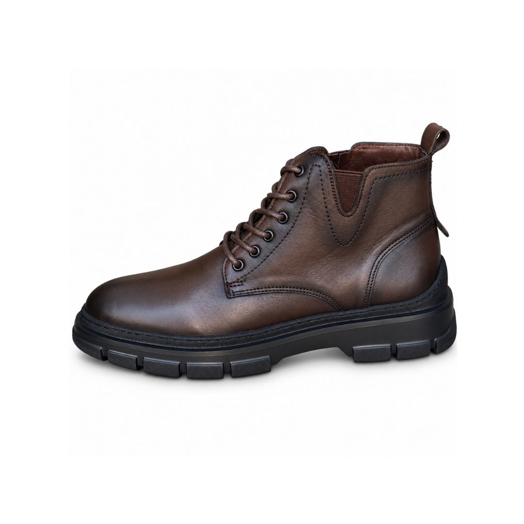 Bottine En Cuir STORM 503 MARRON