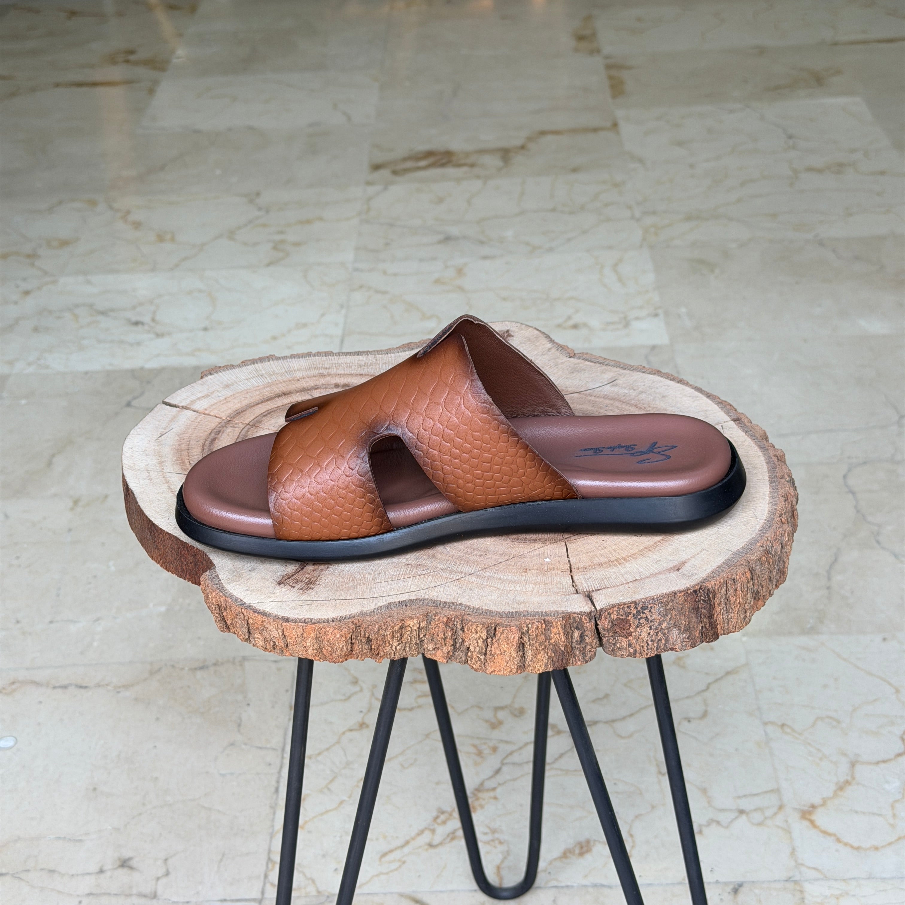 Sendale En Cuir Signateur 01  TABA 1012 CROCO