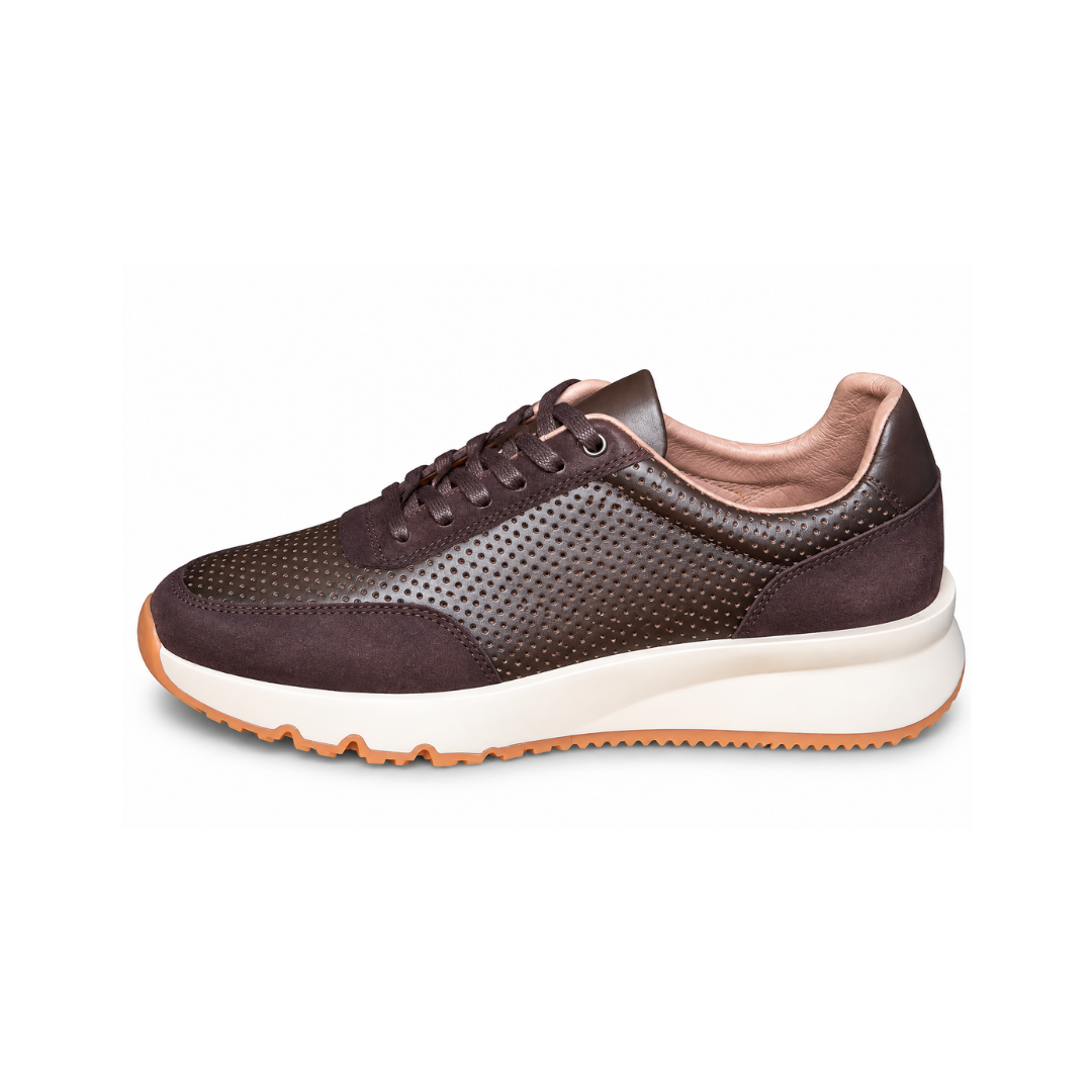 Baskets en Cuir NEW 921 MARRON