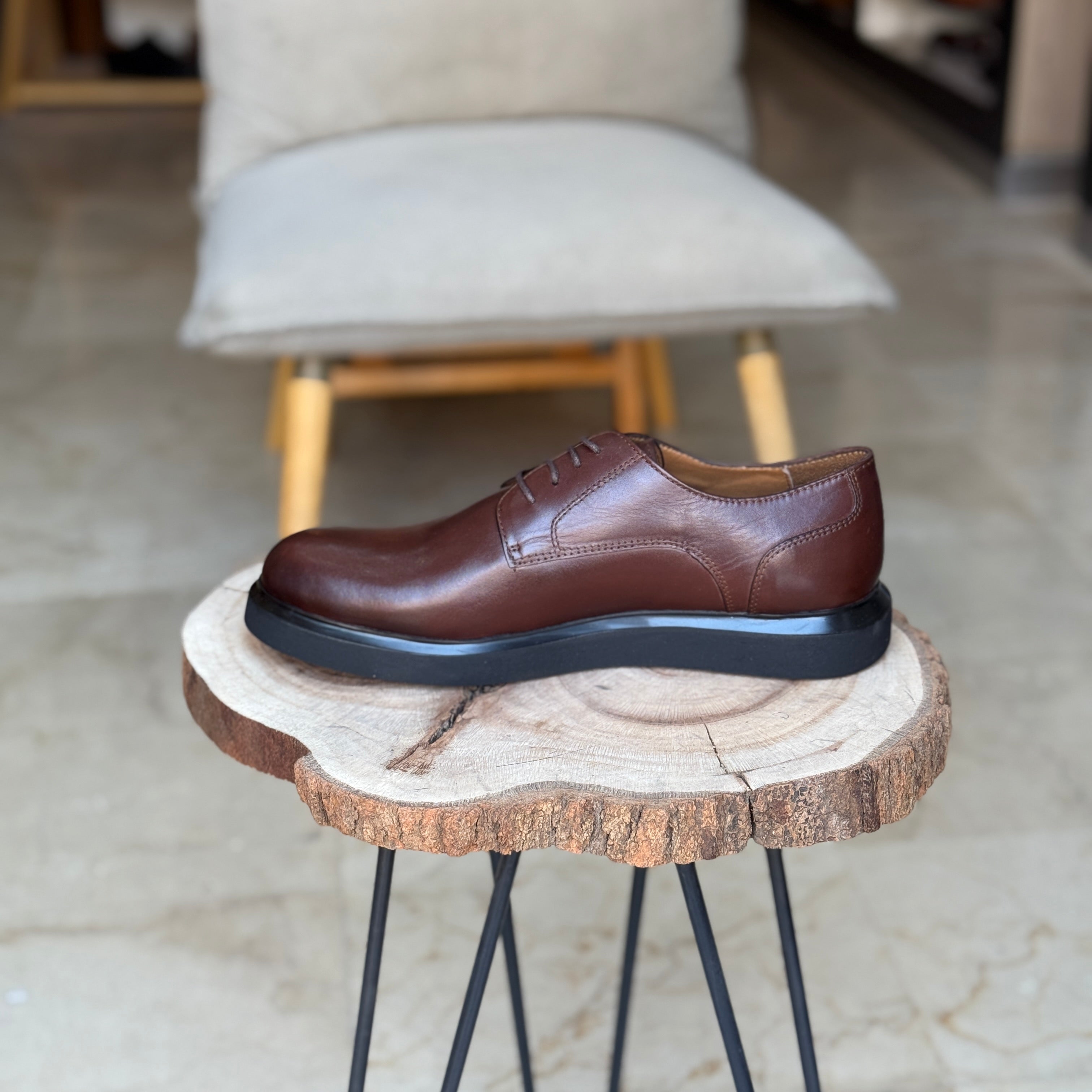 CHAUSSURES EN CUIR VÈRITABLES  DouxPas 1011 MARRON