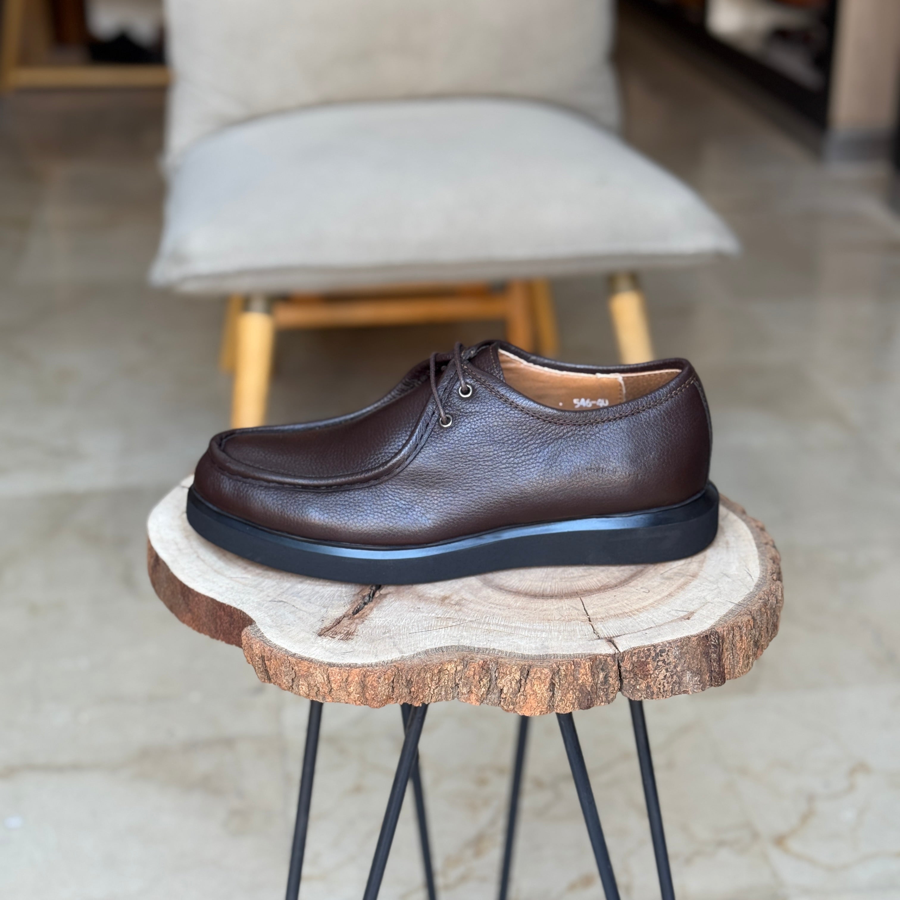CHAUSSURES EN CUIR VÈRITABLES  DouxPas 546 MARRON