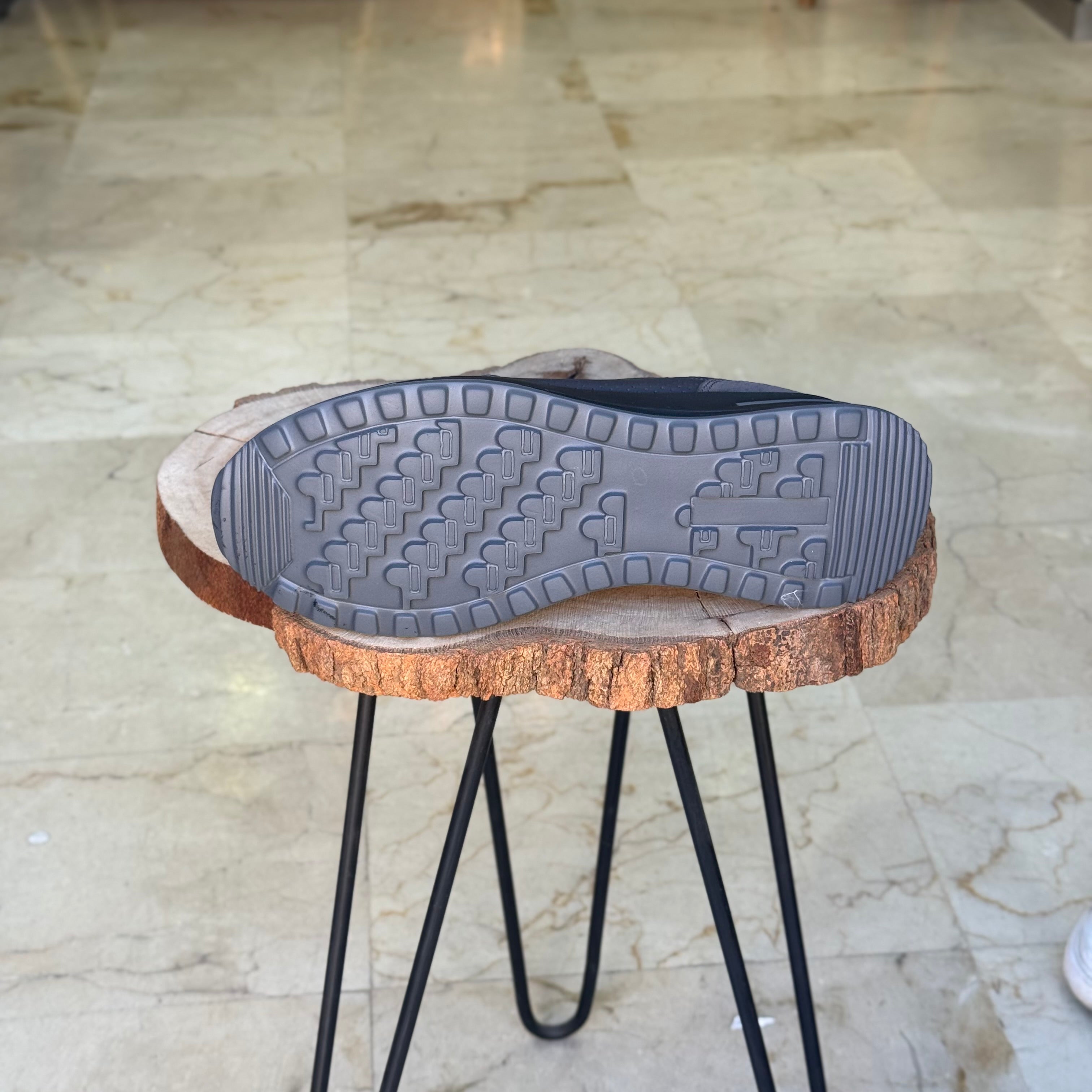 Basket en cuir - 921 gris - Shopilo Shoes