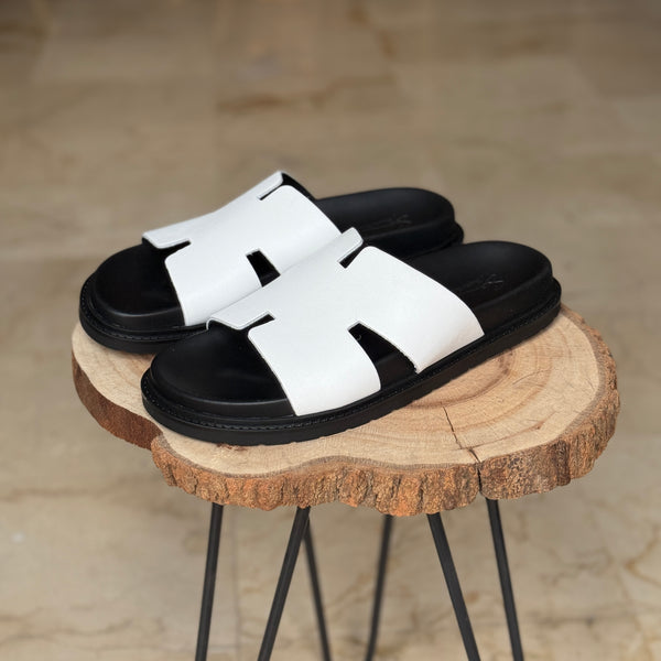 SANDALE EN CUIR CASTELO S1978 BLANC