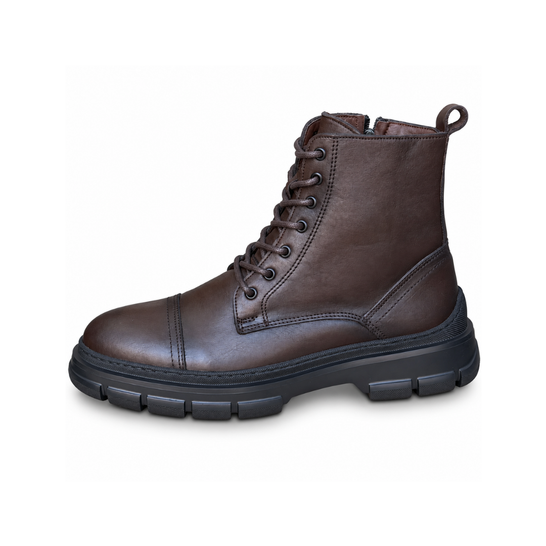 Bottine En Cuir STORM 504 MARRON