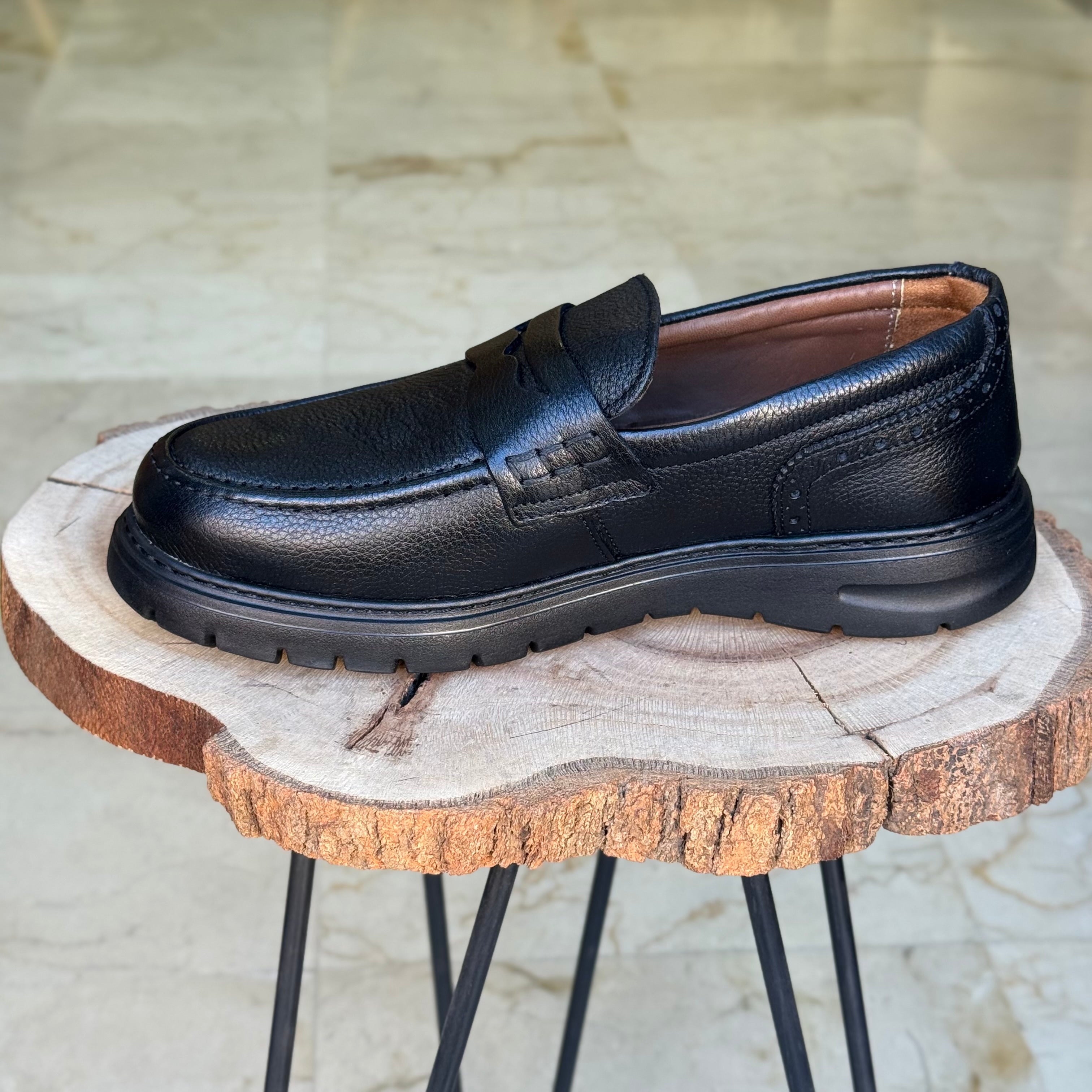 Chaussure Médical En cuir 125 Noir