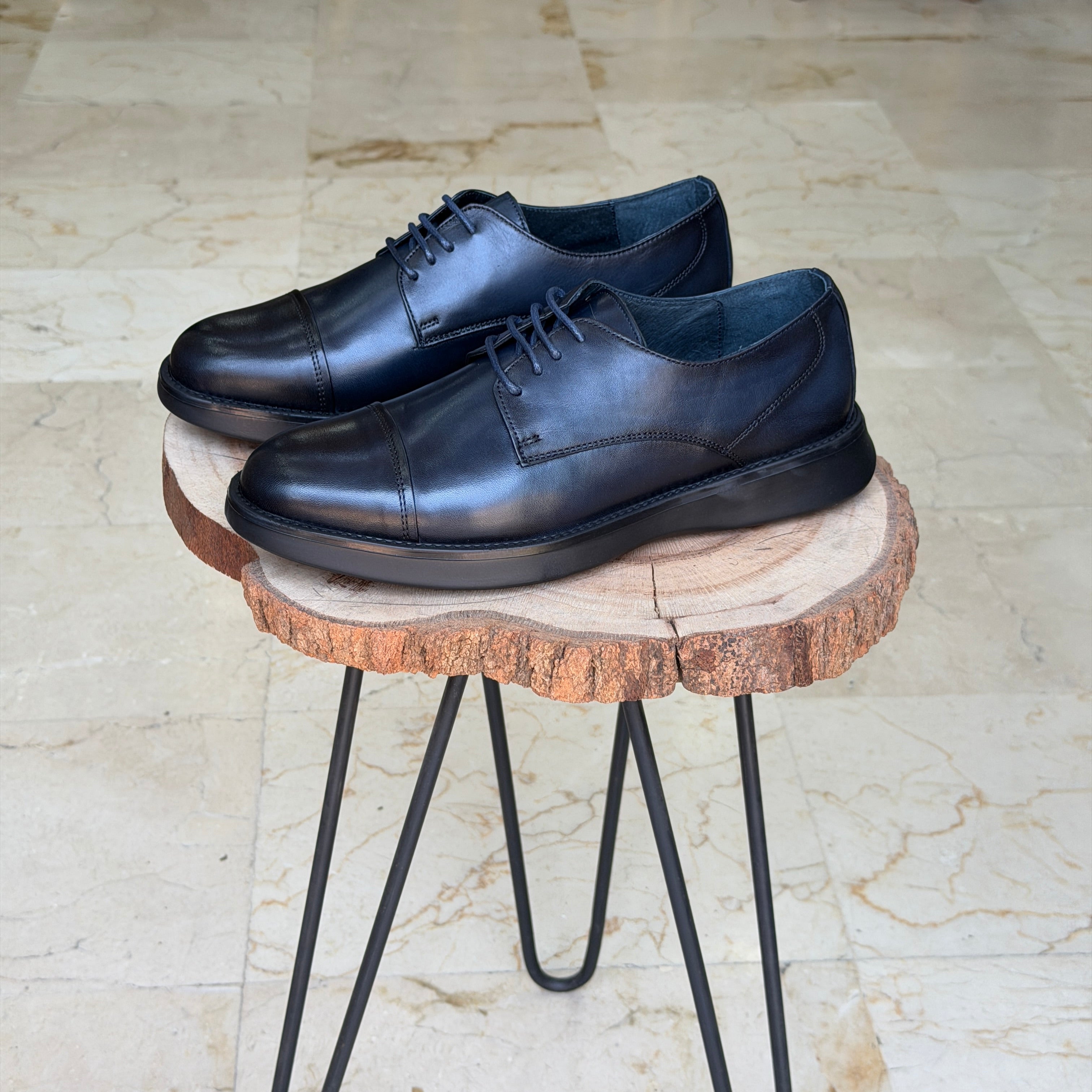 CHAUSSURES EN CUIR ELLEGANO 341 BLEU