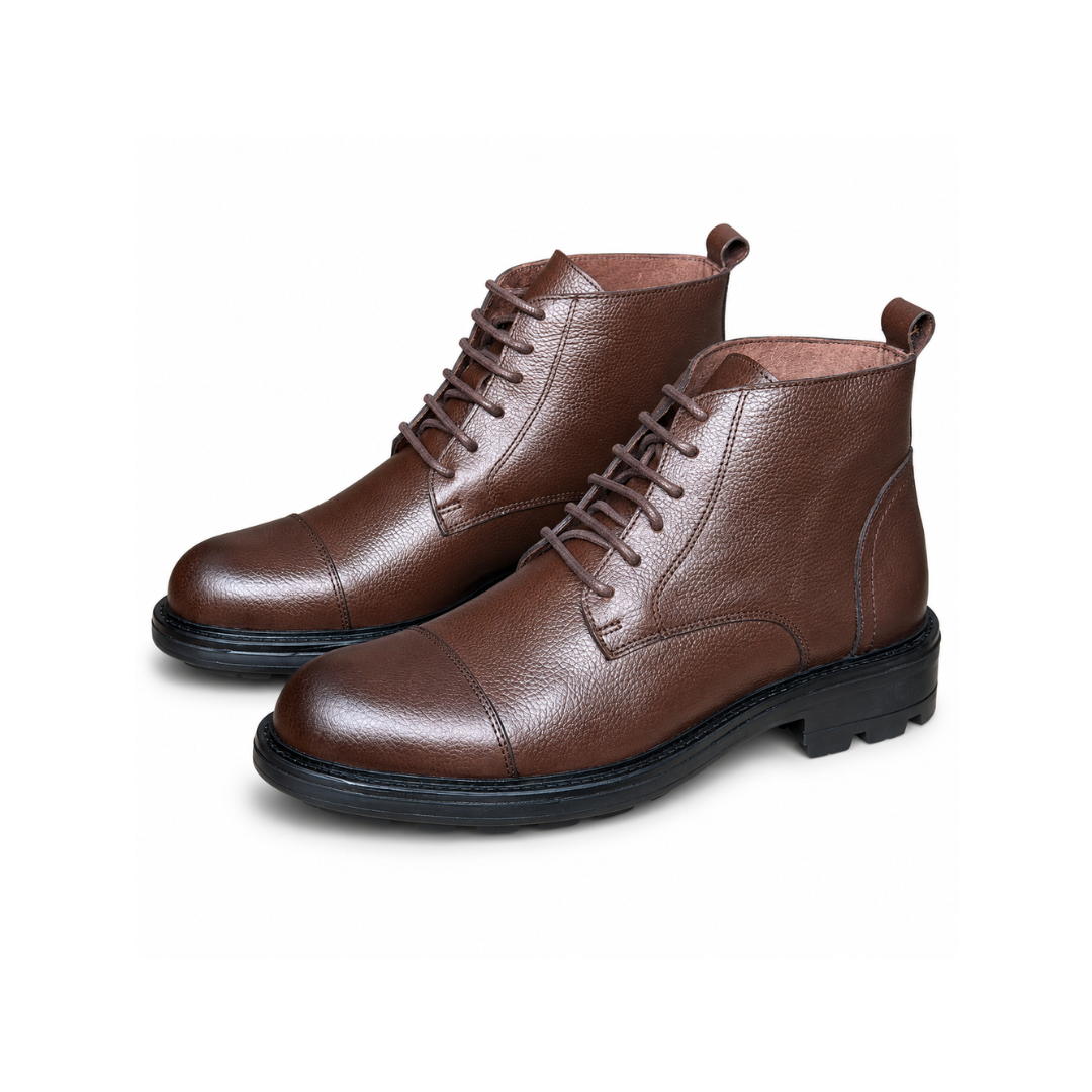 Bottine En Cuir ADRIANO852 MARRON