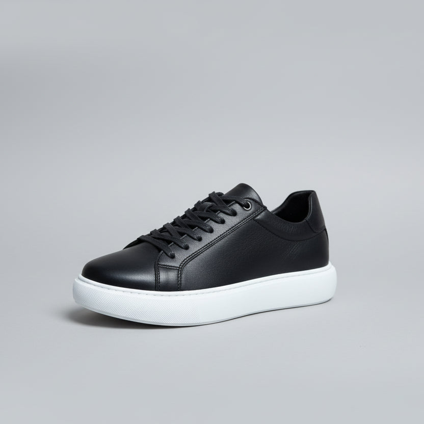 basket en cuir moudel rm528 noir&a - Shopilo Shoes
