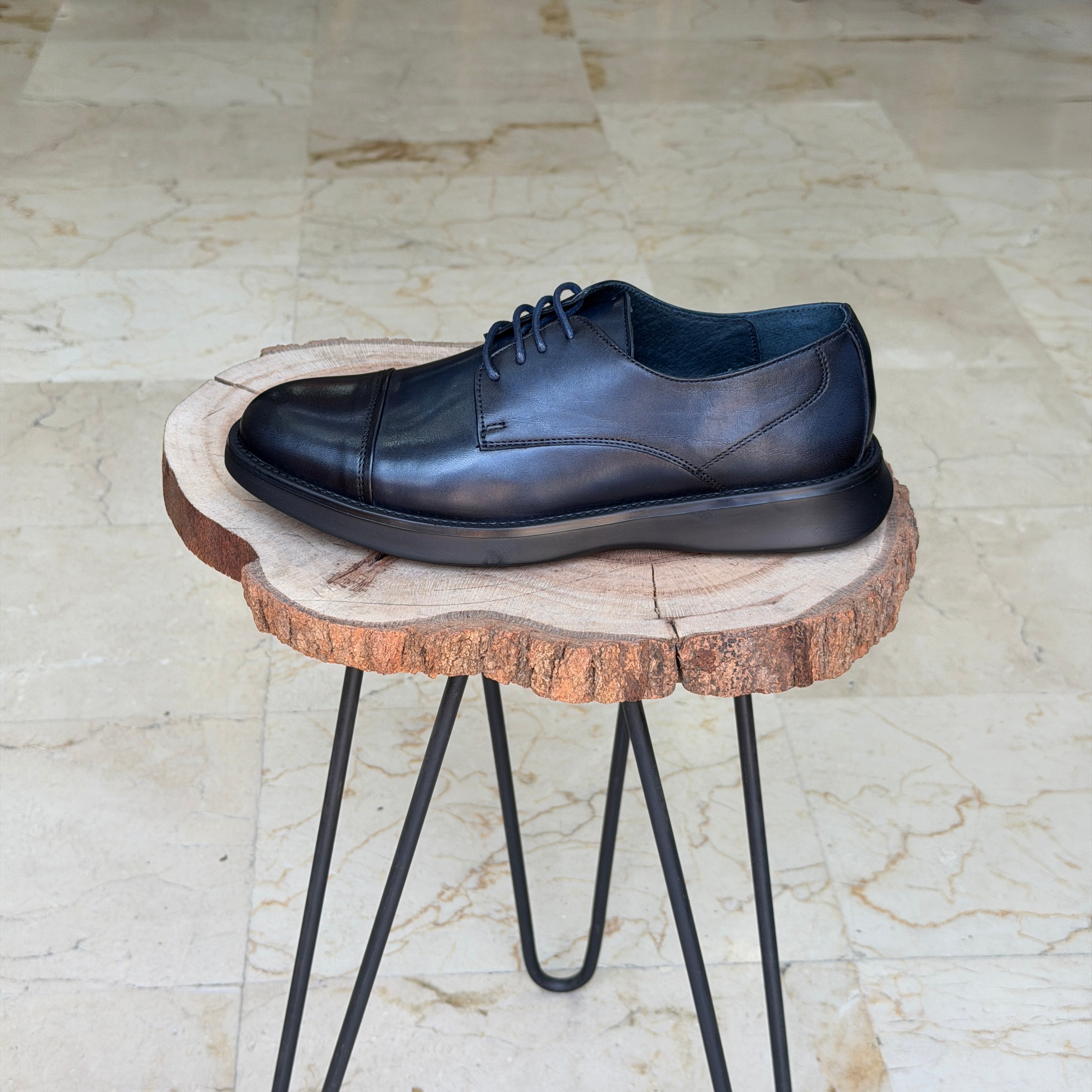 CHAUSSURES EN CUIR ELLEGANO 341 BLEU
