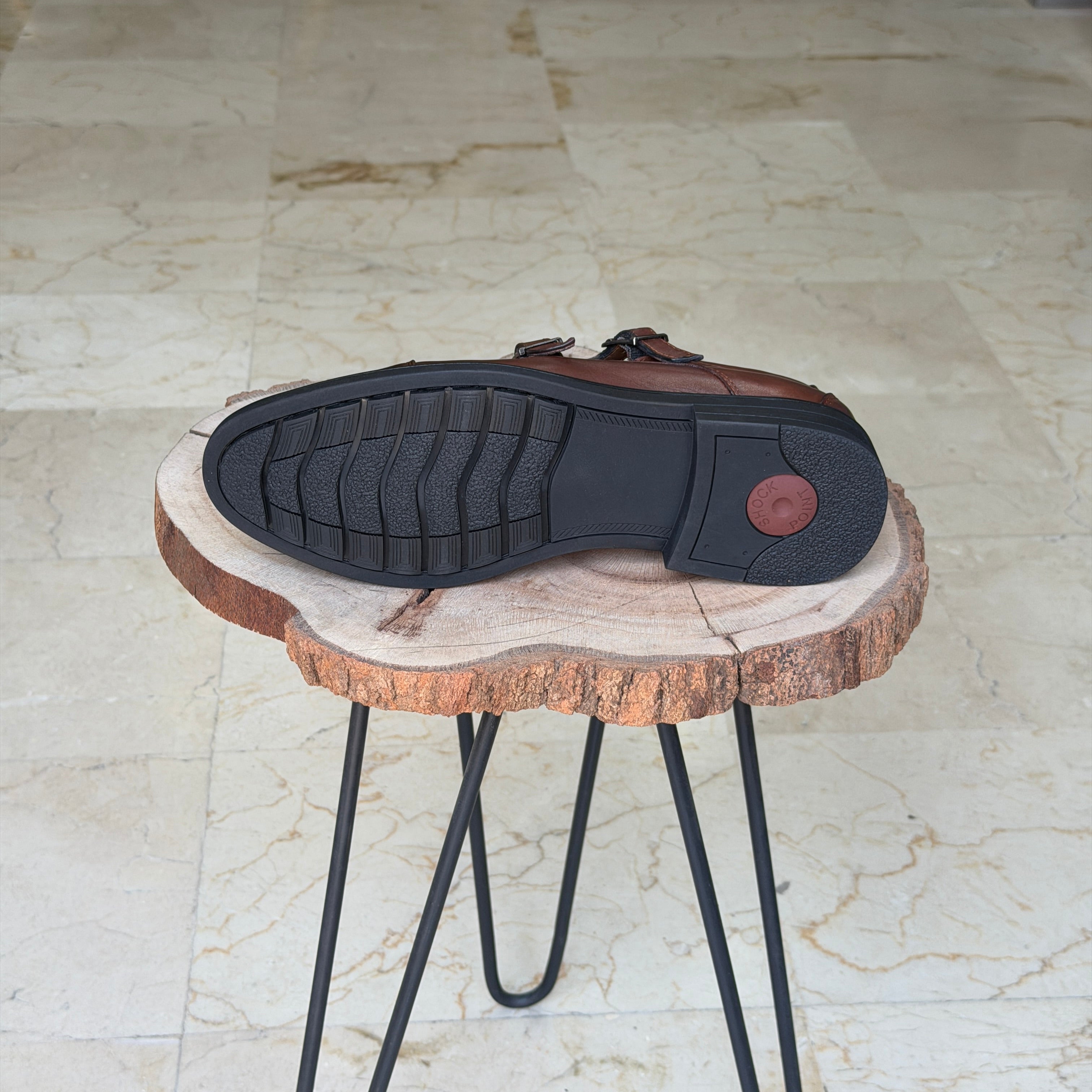 CHAUSSURES EN CUIR VÈRITABLES  DouxPas 0154 MARRON