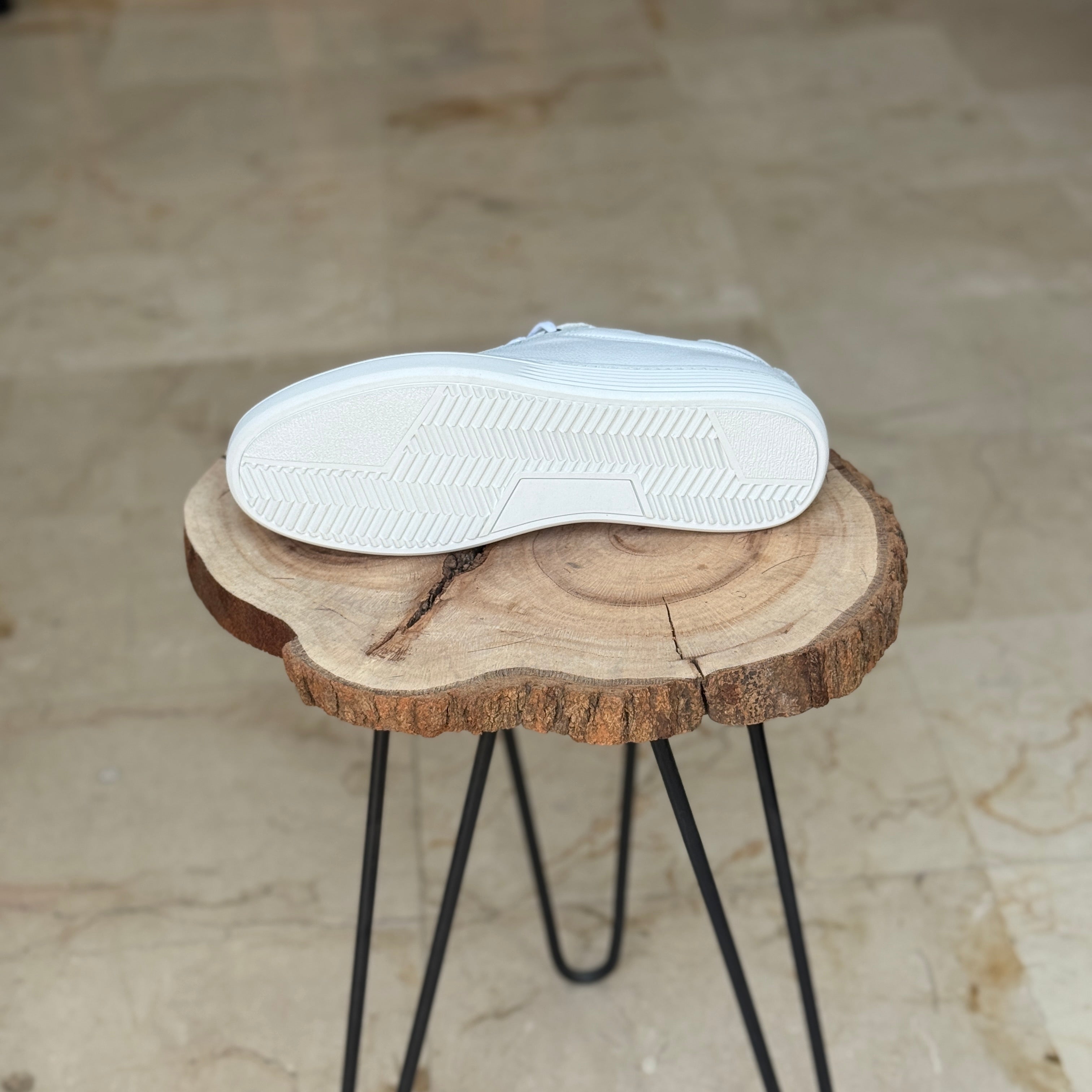 BASKET EN CUIR WILLSON 528 BLANC