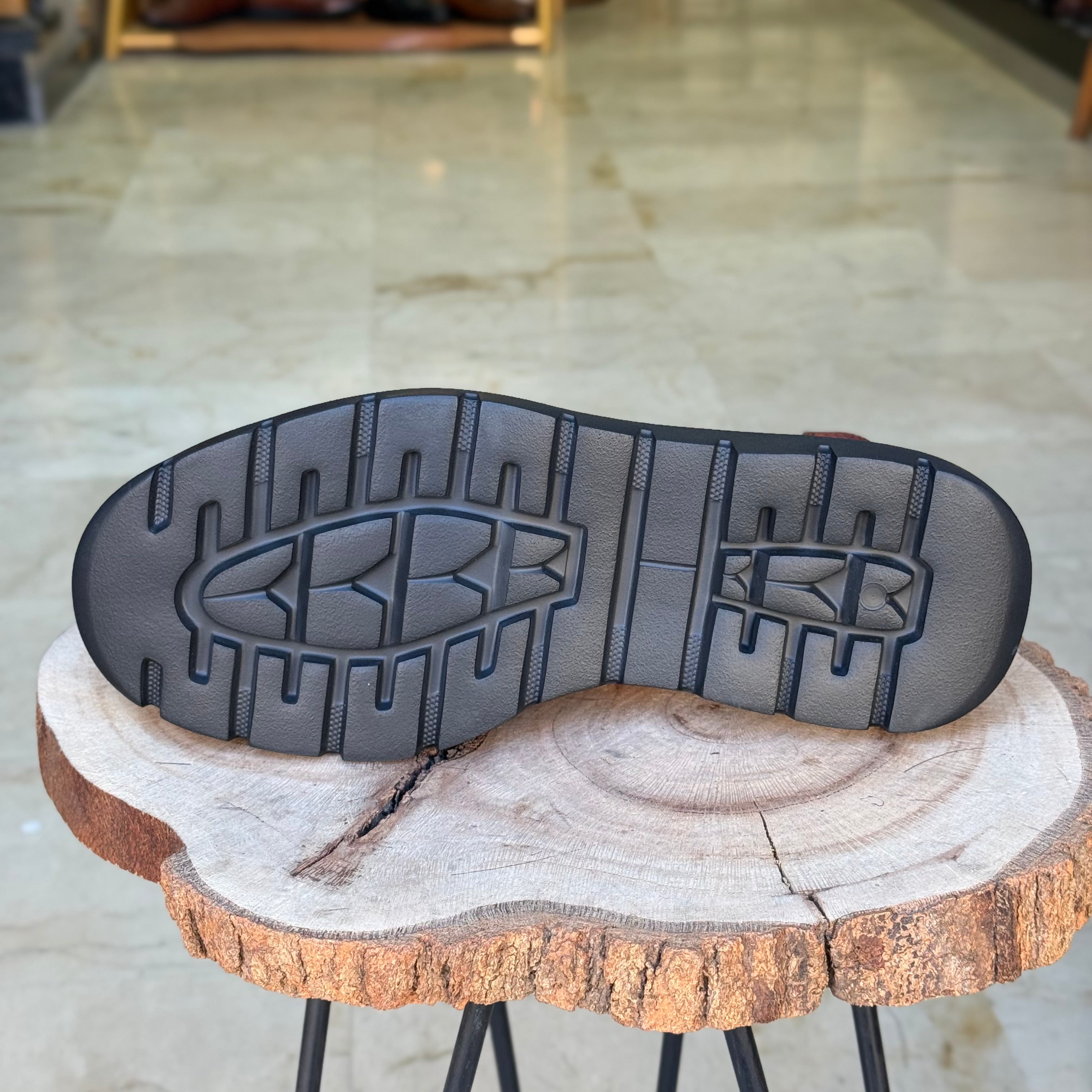 Bottine En Cuir 1978 Taba cfc - Shopilo Shoes