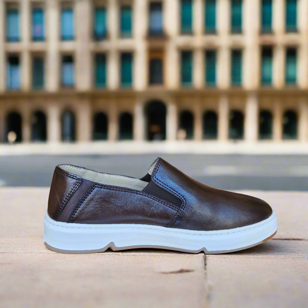 Balghin En Cuir Marron 1010