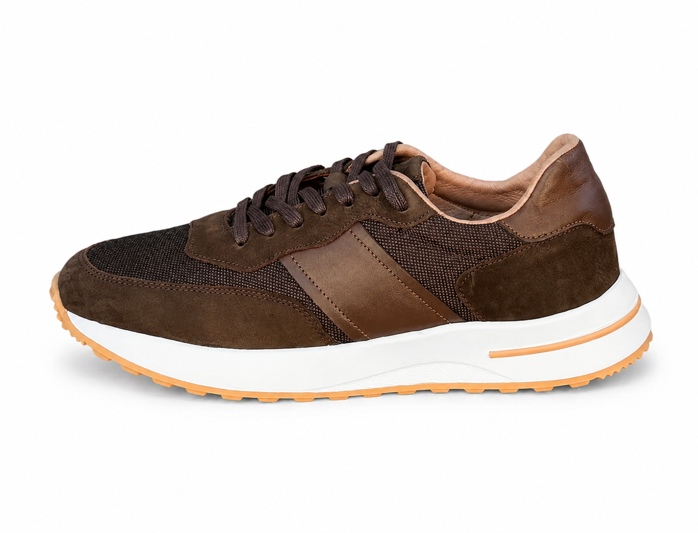 Basket en cuir - 929 marron / b