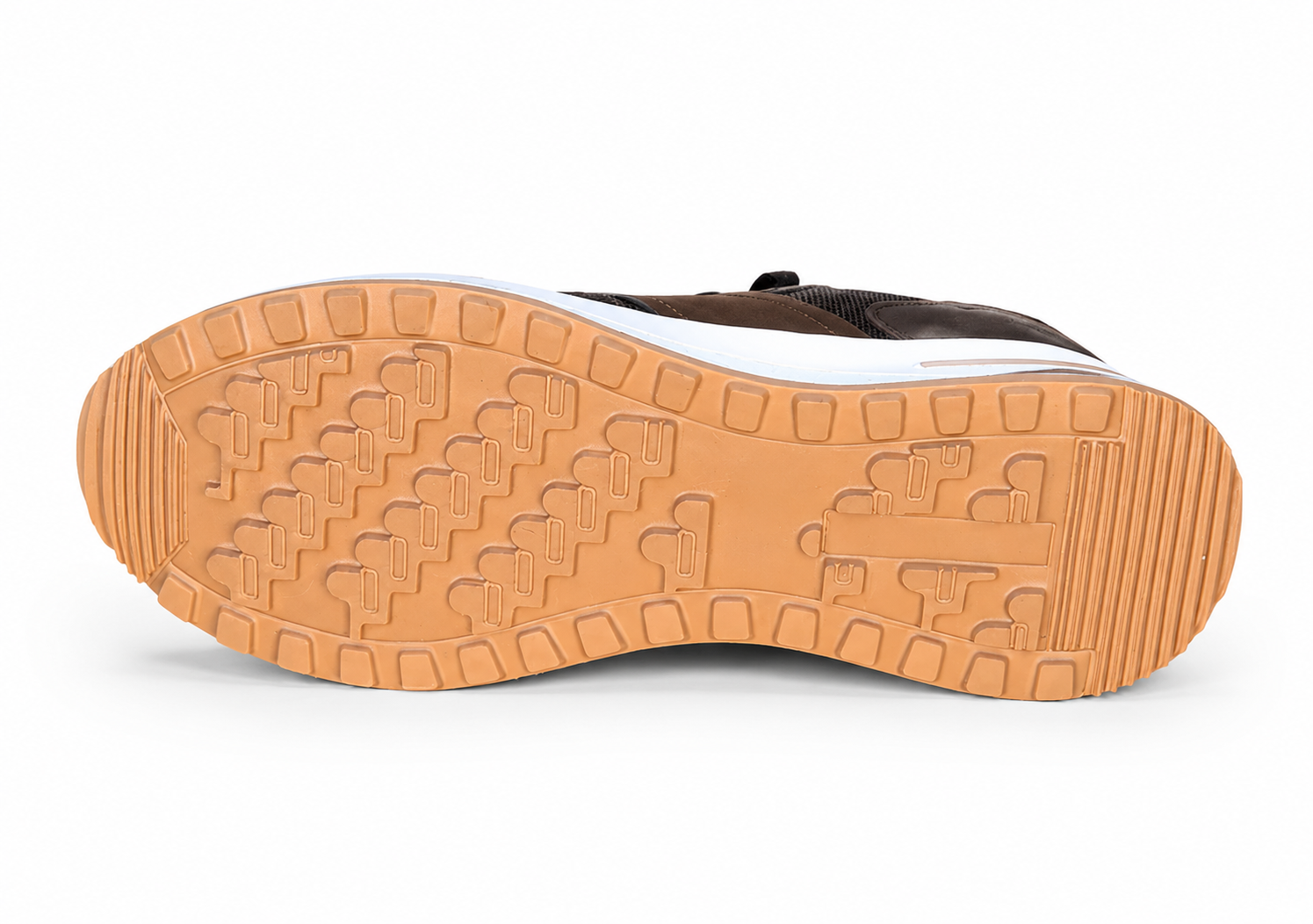 Basket en cuir - 929 marron / b