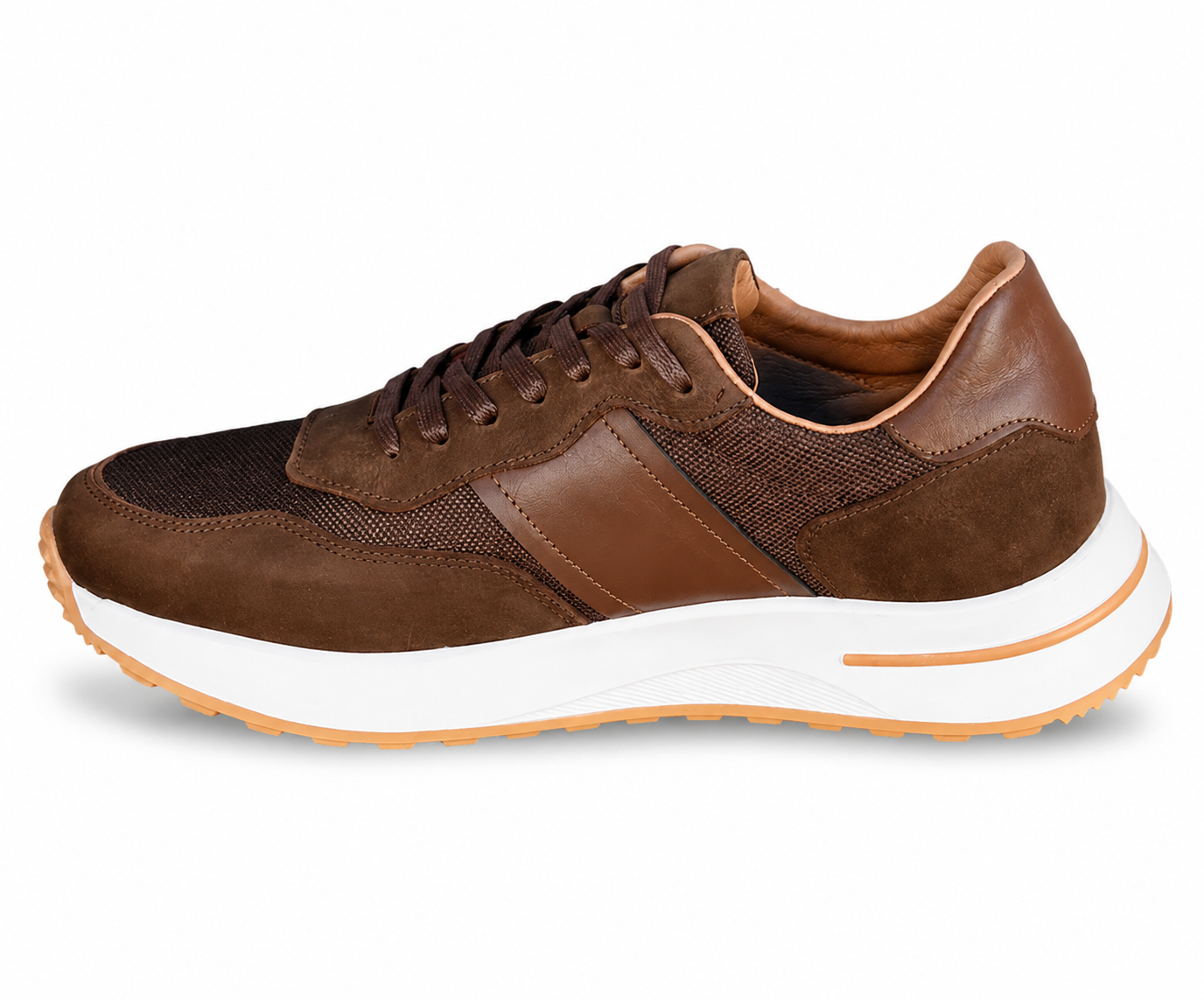 Basket en cuir - 929 marron / b