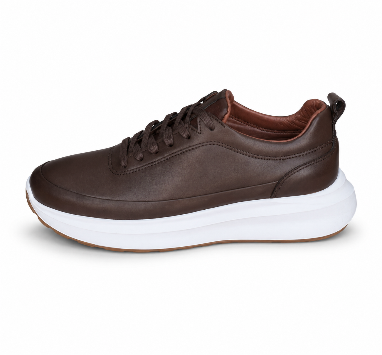 Basket en cuir - 934 MARRON