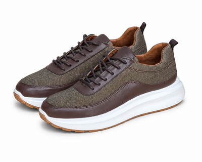 Basket en cuir ET jeans - 944 TABA