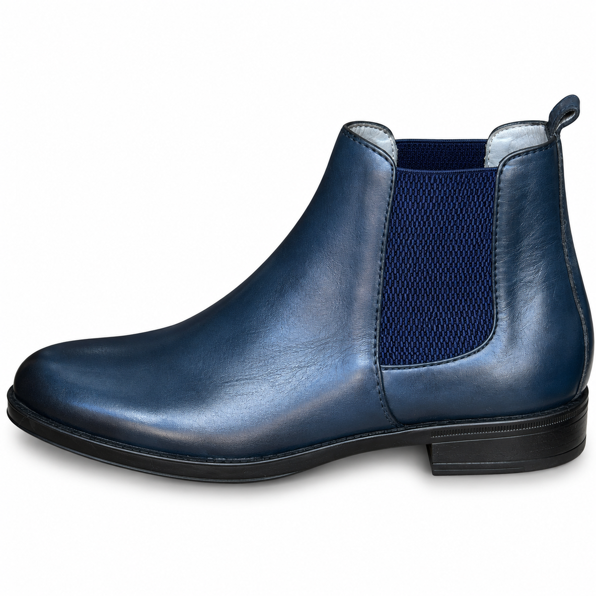 Bottine En Cuir 4060 bleu