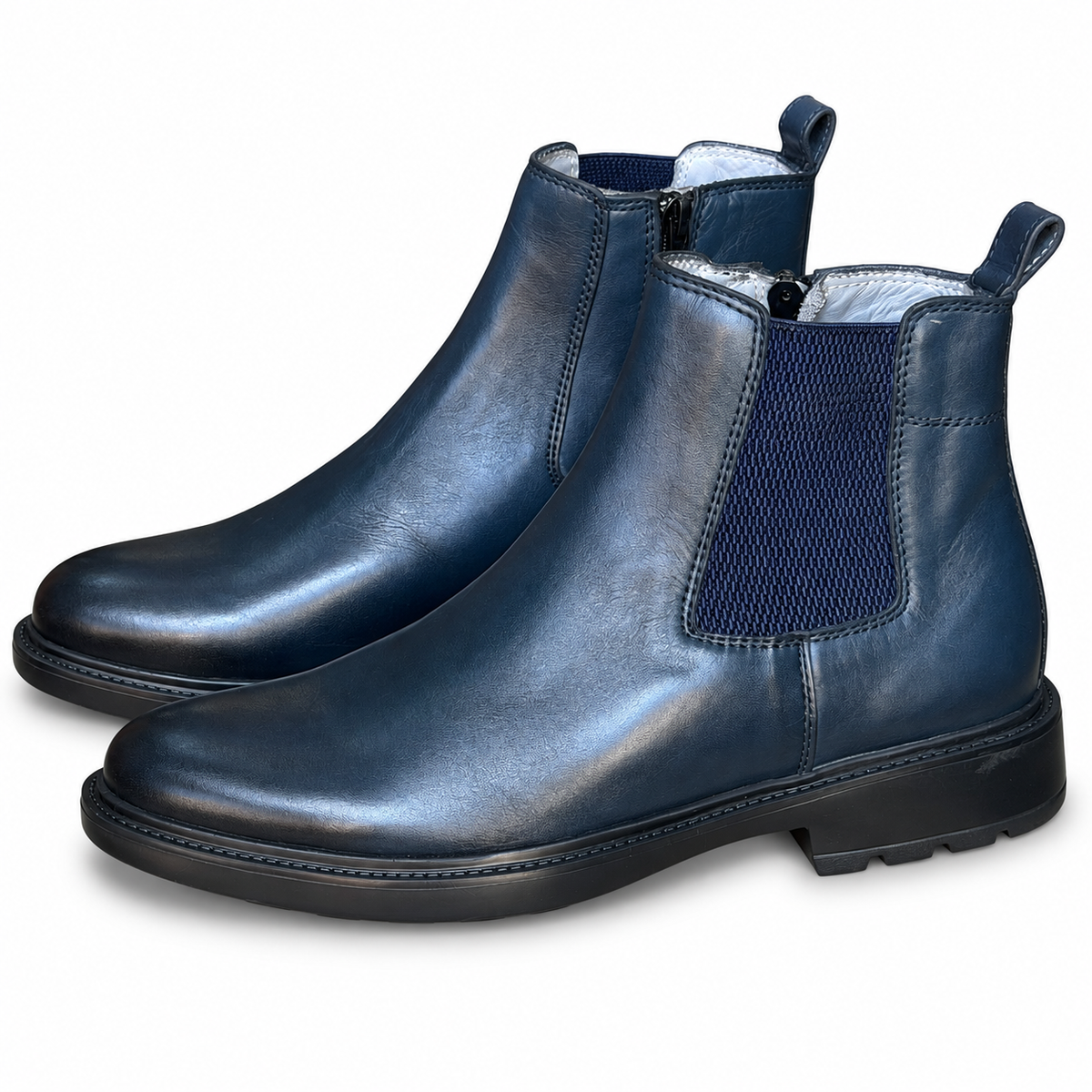 Bottine En Cuir 301 bleu