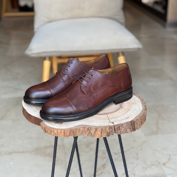 CHAUSSURES EN CUIR VÈRITABLES  REF :IT1010 MARRON