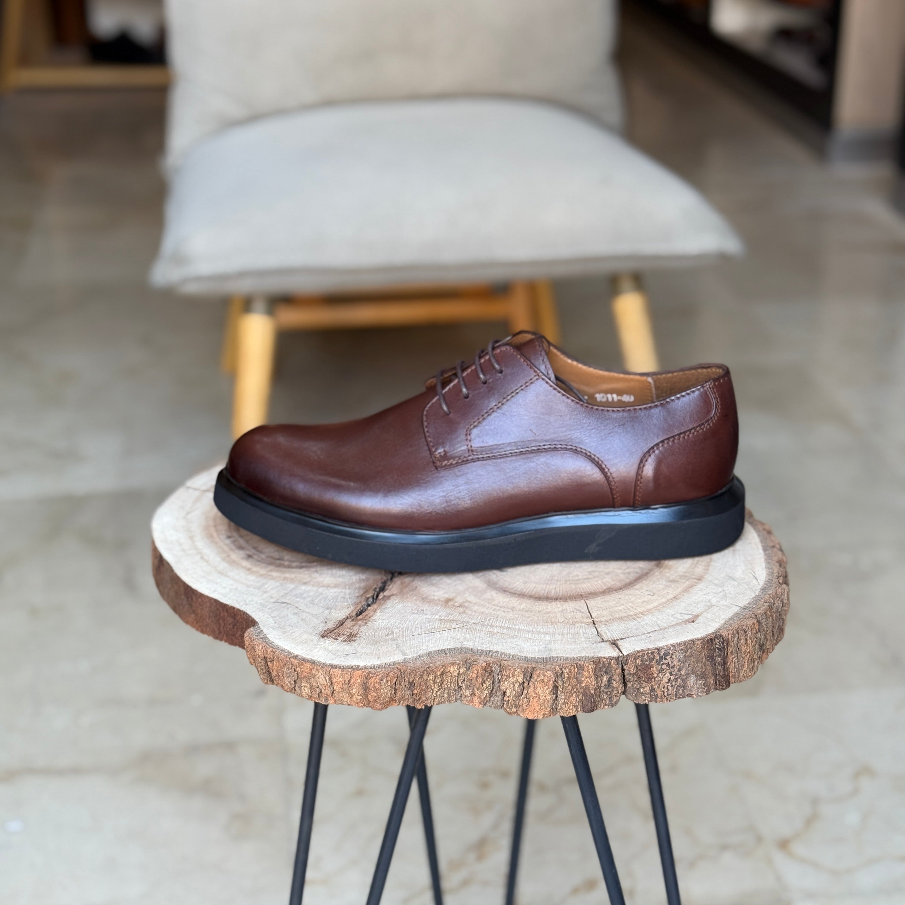 CHAUSSURES EN CUIR VÈRITABLES  DouxPas 1011 MARRON