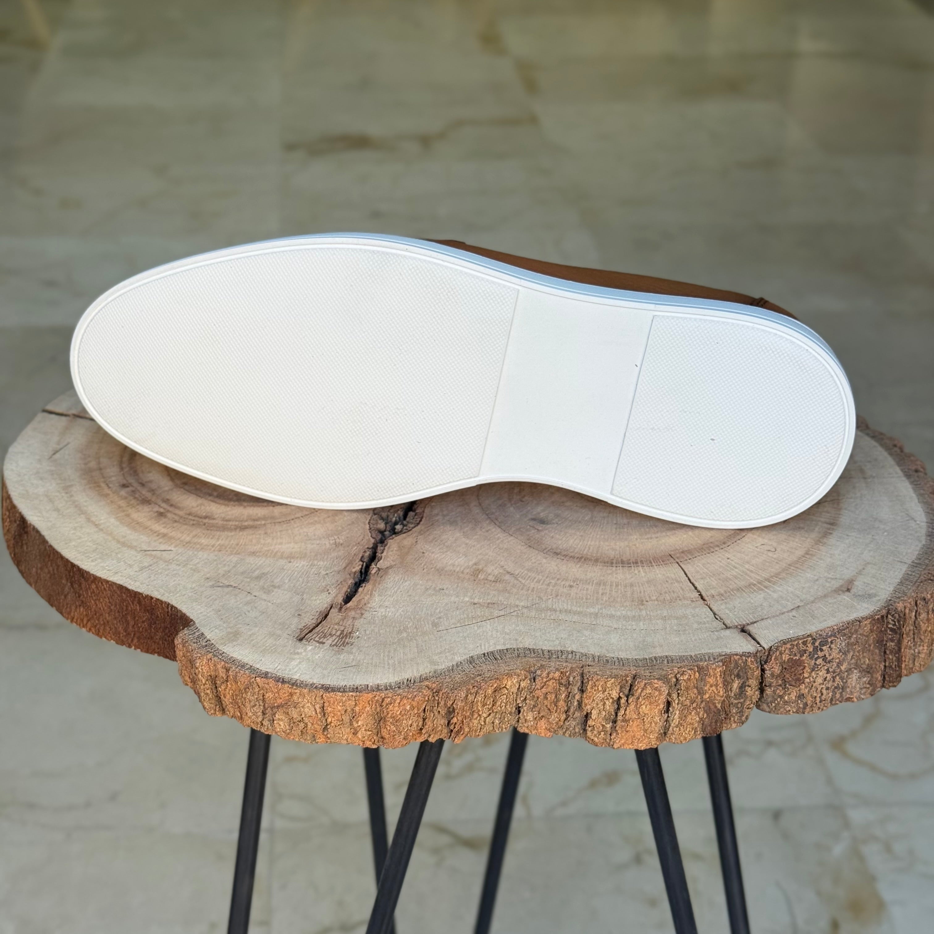 MOCASSIN EN CUIR LOAFER 707 TABA