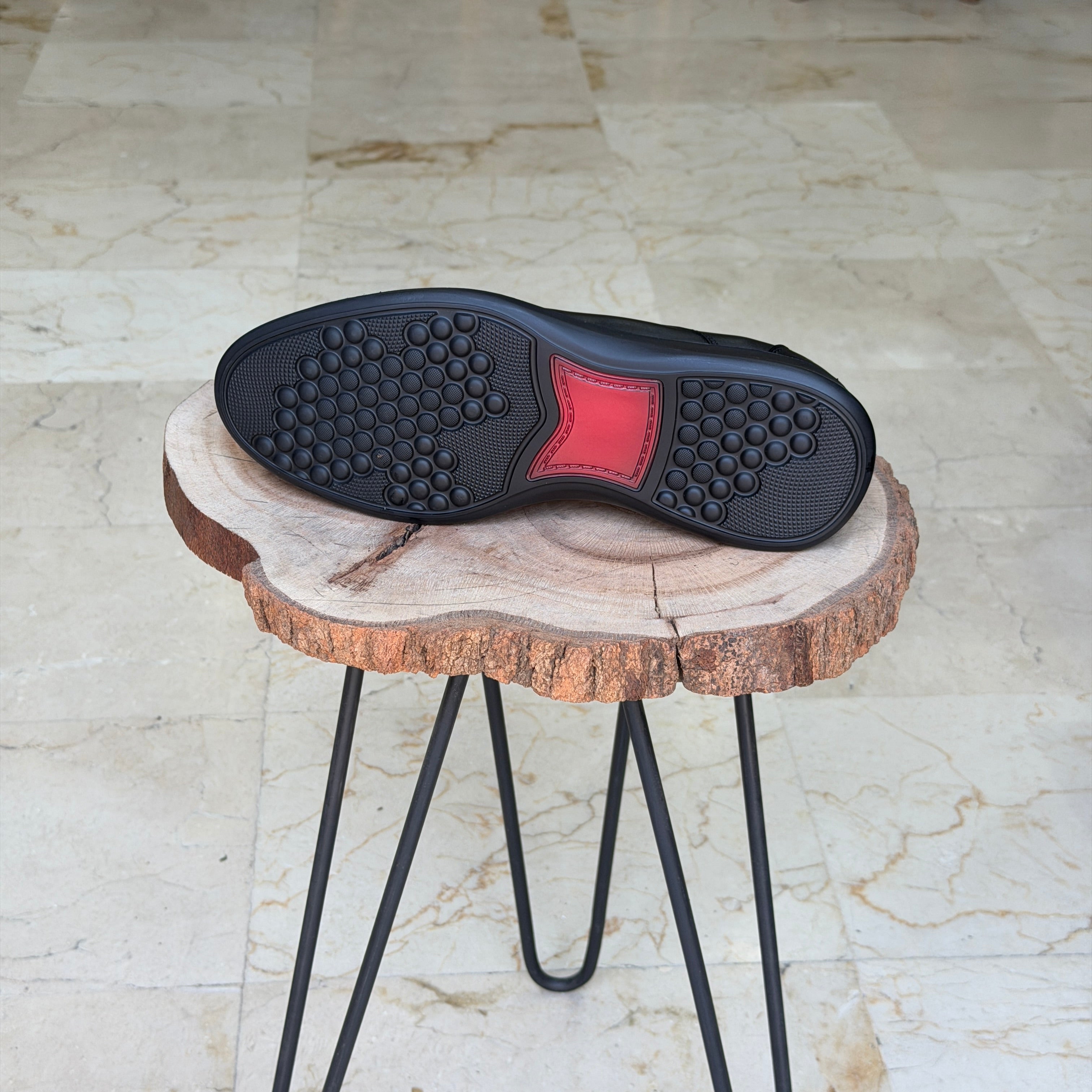 CHAUSSURES EN CUIR ELLEGANO 478 NOIR