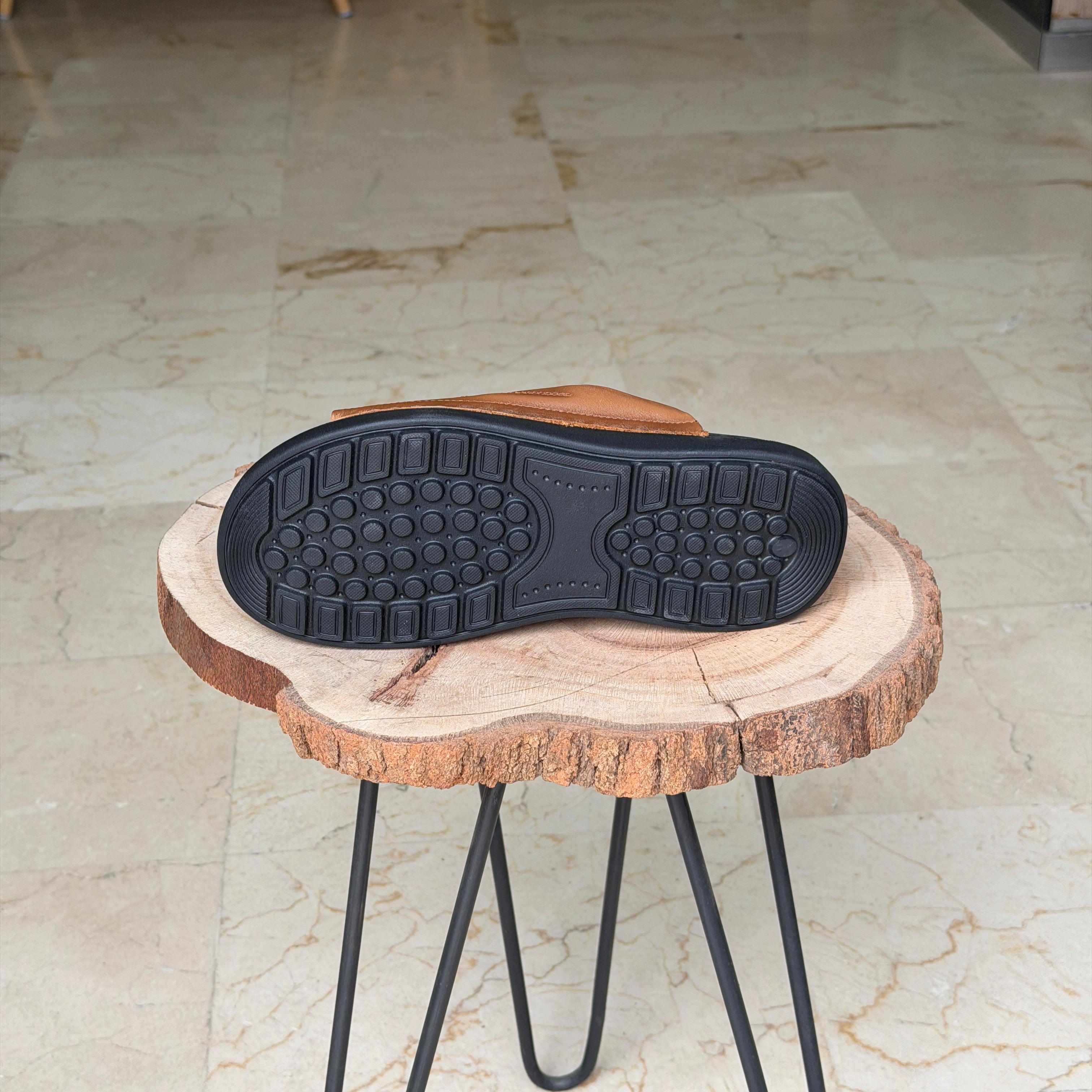 SANDALE EN CUIR Ergonomic Arch S40 TABA