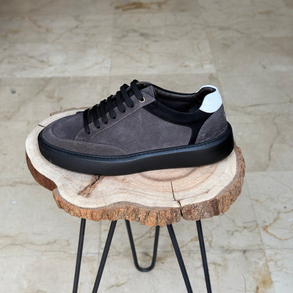 BASKET EN CUIR  L’ALLURE 709 GRIS