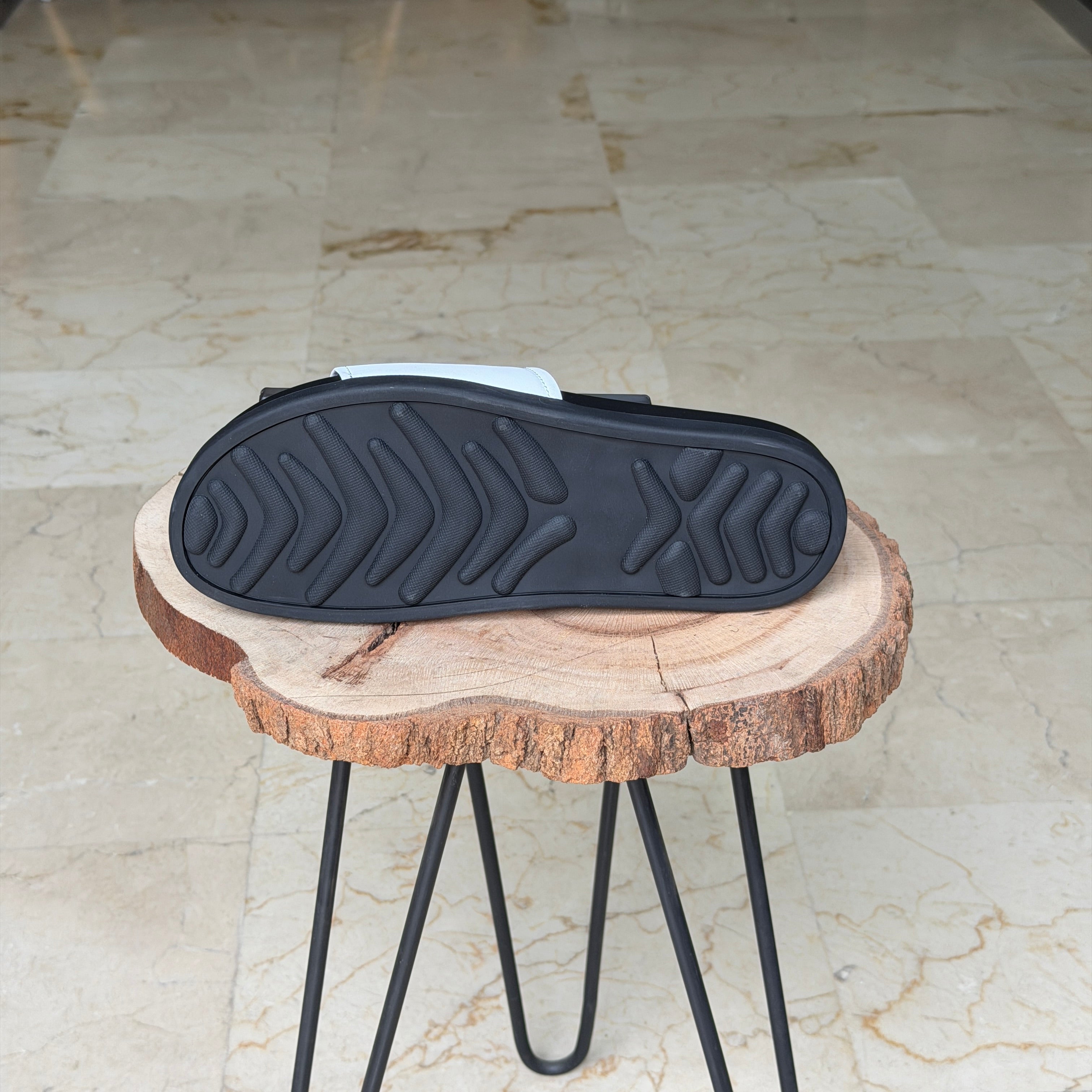 SANDALE EN CUIR Terra-Cuir 218 Blanc