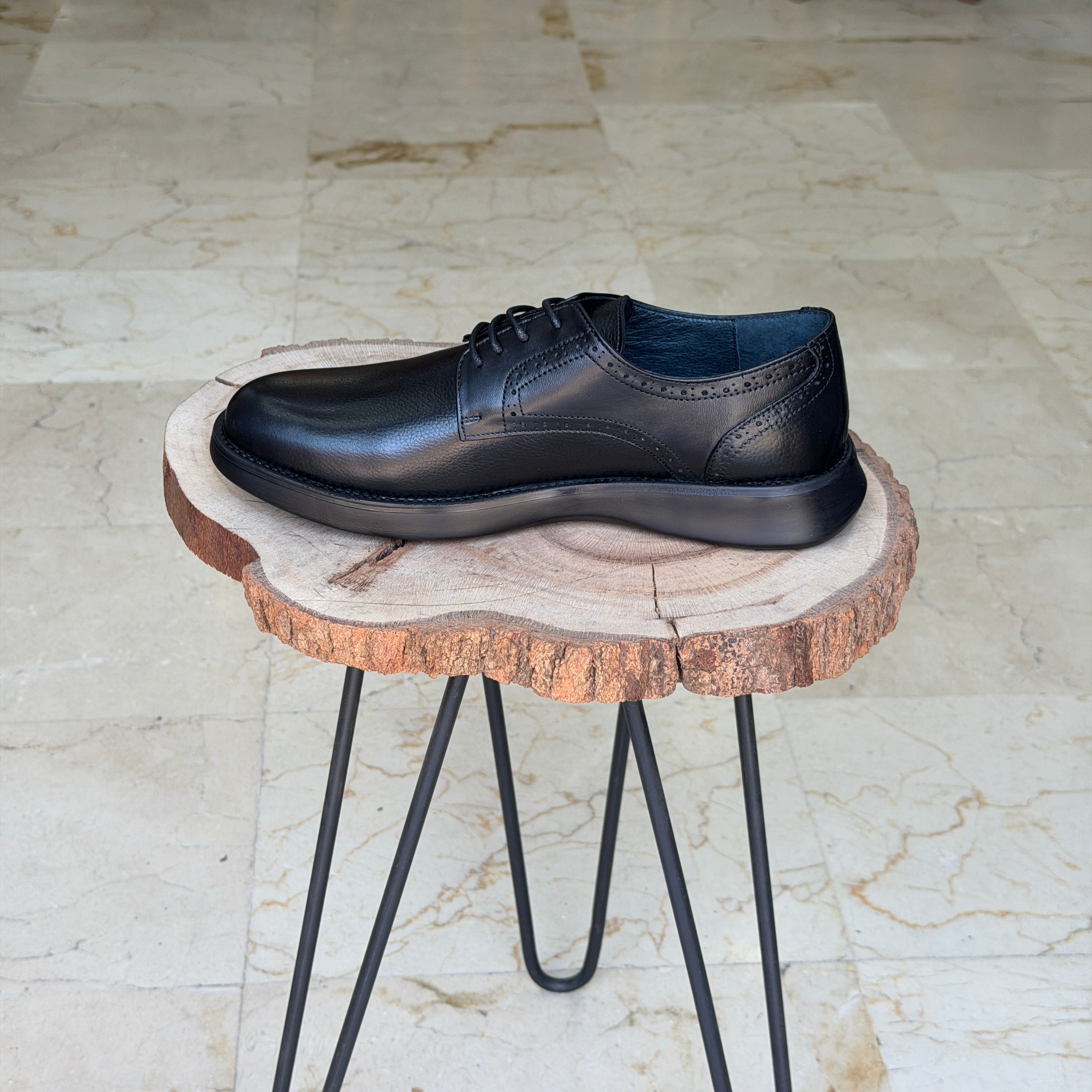 CHAUSSURES EN CUIR ELLEGANO 0467 NOIR