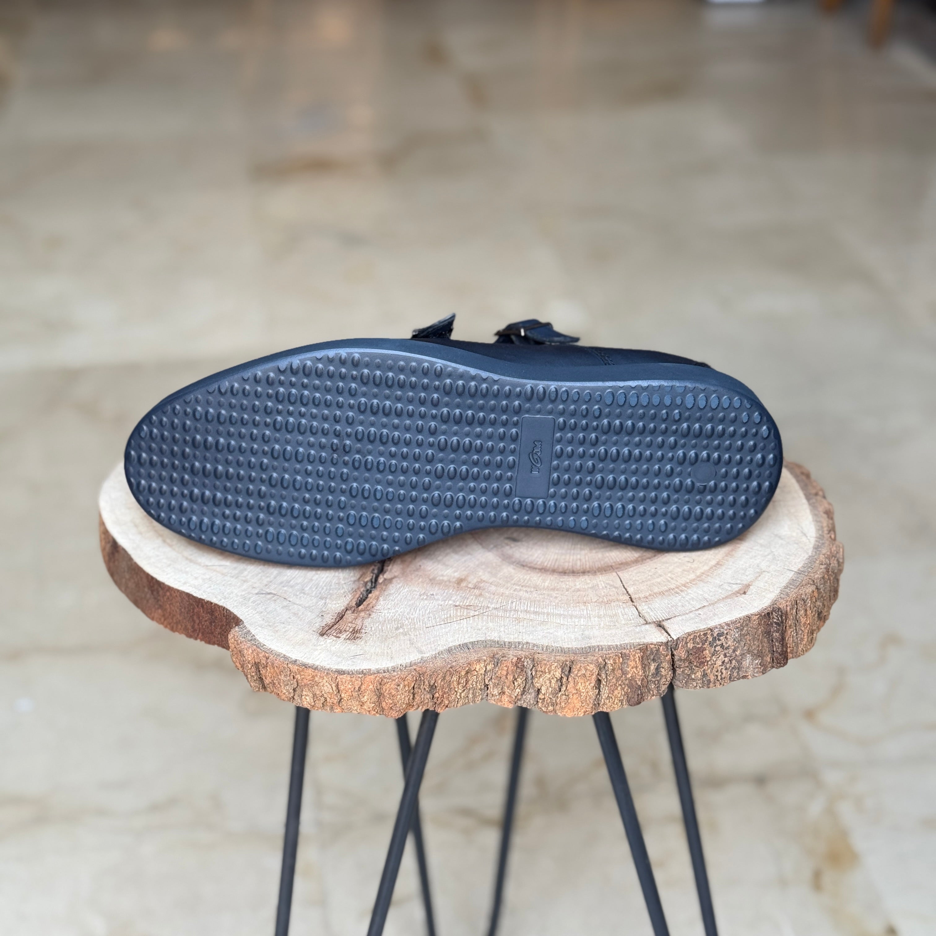 CHAUSSURES EN CUIR VÈRITABLES  DouxPas 0154 BLEU