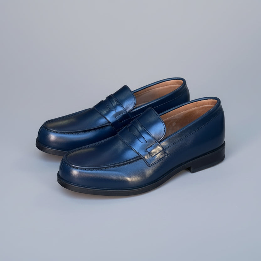 CHAUSSURES EN CUIR DEXTER BLEU