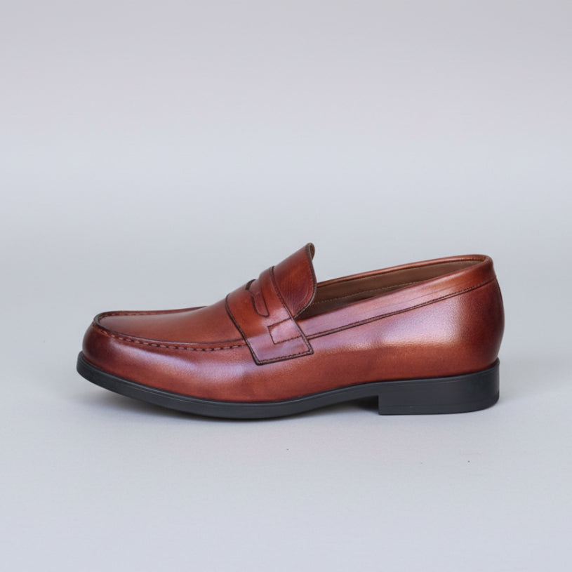 CHAUSSURES EN CUIR DEXTER TABAC - Shopilo Shoes