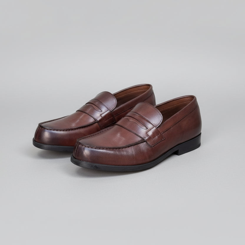 CHAUSSURES EN CUIR DEXTER MARRON