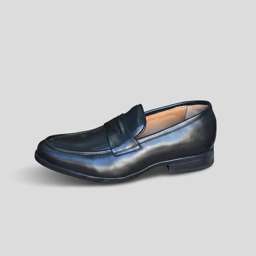 Loafer Cuir Luxe Homme - NOIR - Shopilo Shoes